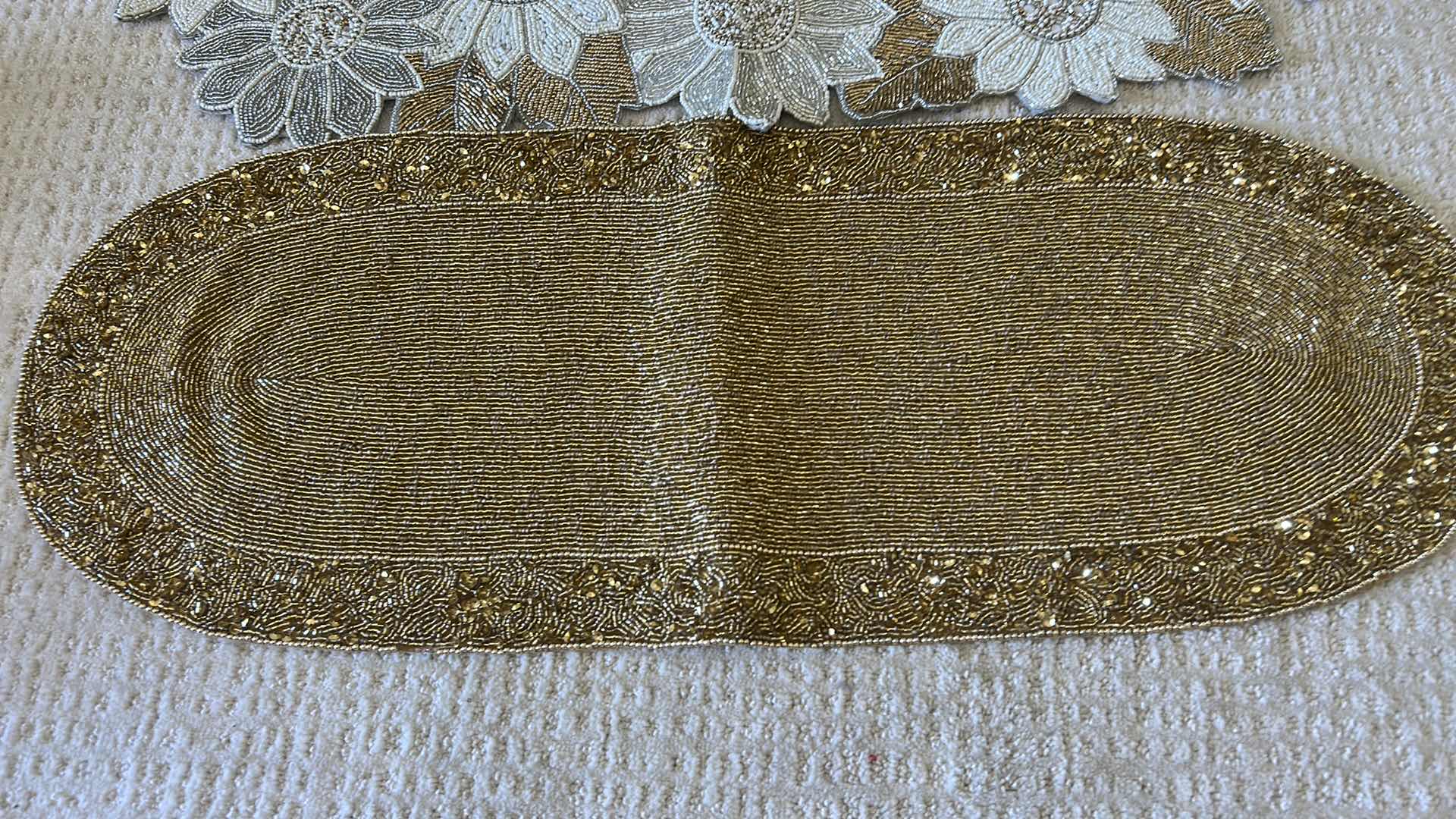 Photo 1 of HOLIDAY DECOR- TWO BEADED TABLE RUNNERS