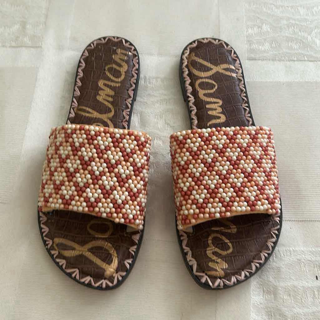 Photo 1 of Sam Edelman NER BEADED SLIDE SANDALS SIZE 7 $110