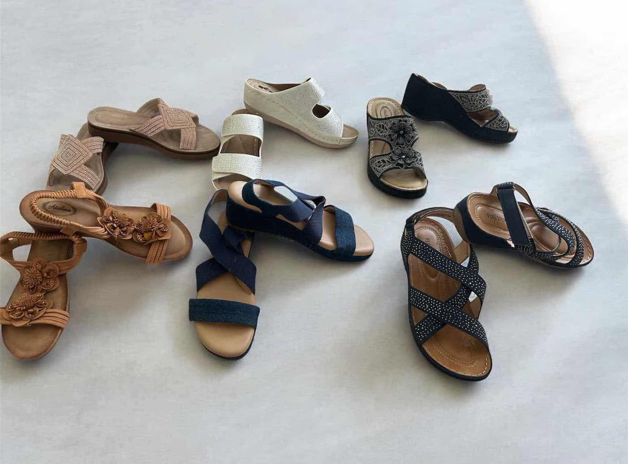 Photo 1 of 6- SANDALS SIZES 6-7