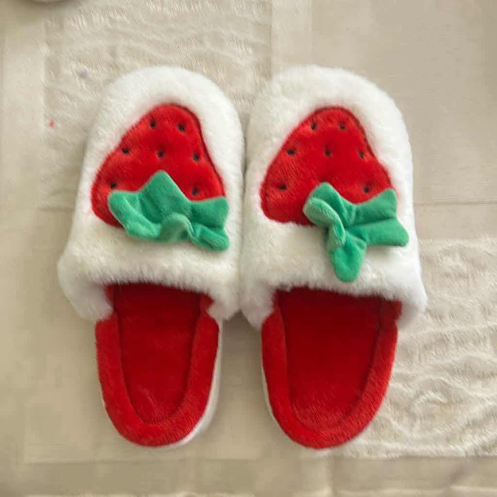 Photo 1 of 6- PLUSH SLIPPERS SIZE SMALL