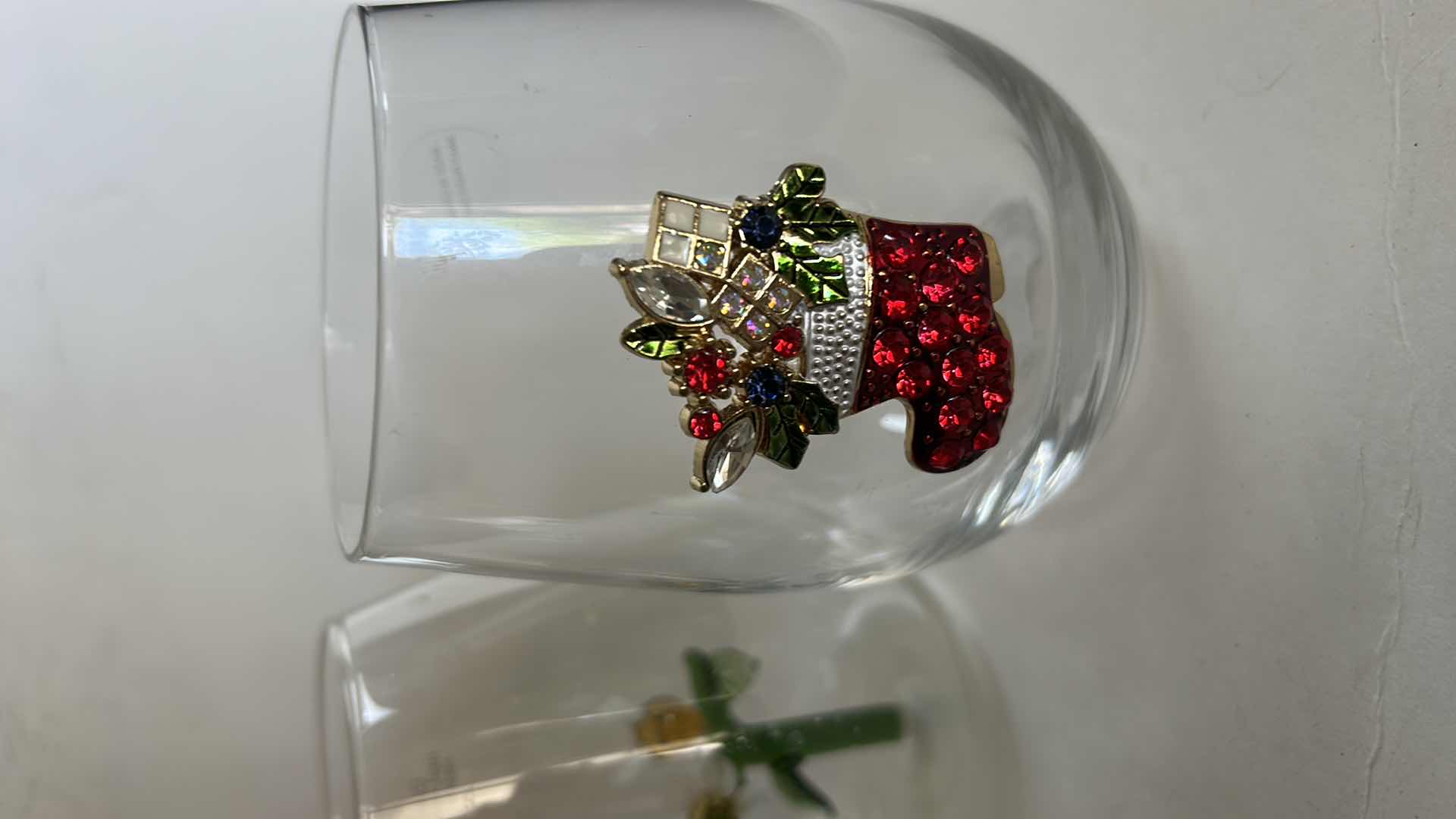 Photo 1 of 4 DECORATIVE BEVERAGE GLASSES
