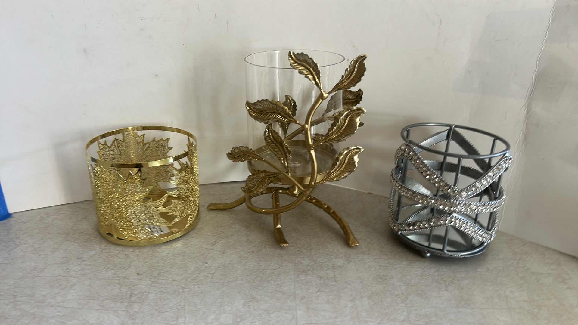 Photo 1 of 3 CANDLE HOLDERS (TALLEST H 8”)