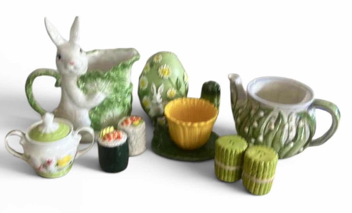 Photo 1 of CERAMIC SPRING COLLECTION, BUNNIES, AND FLORALS KITCHEN ACCESSORIES