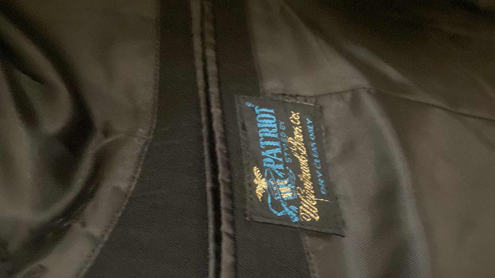 Photo 1 of MEN’S PATRIOT JACKET DESIGNED BY WEINHART BROTHERS EST SIZE MEDIUM