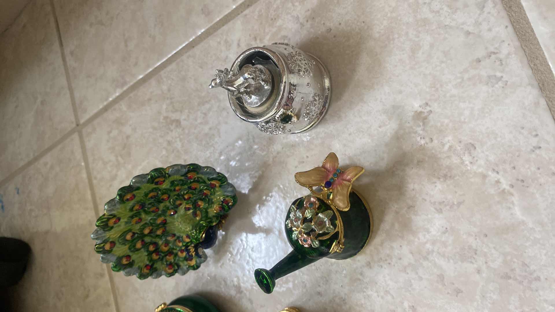 Photo 1 of TRINKET DISHES AND BOTTLES 5 PIECES