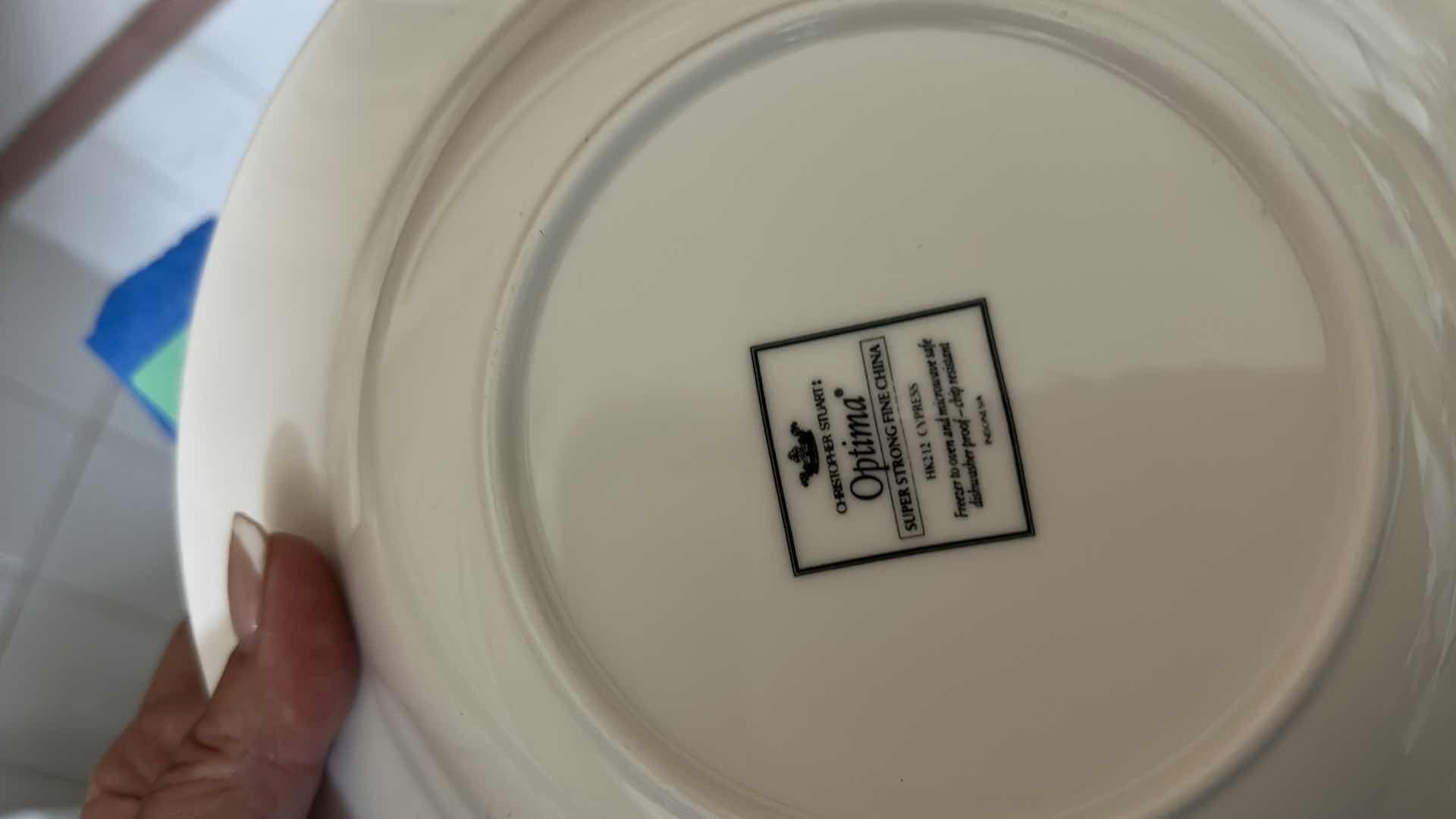 Photo 1 of 10 PC DINNER WARE AND 4 NAPKINS