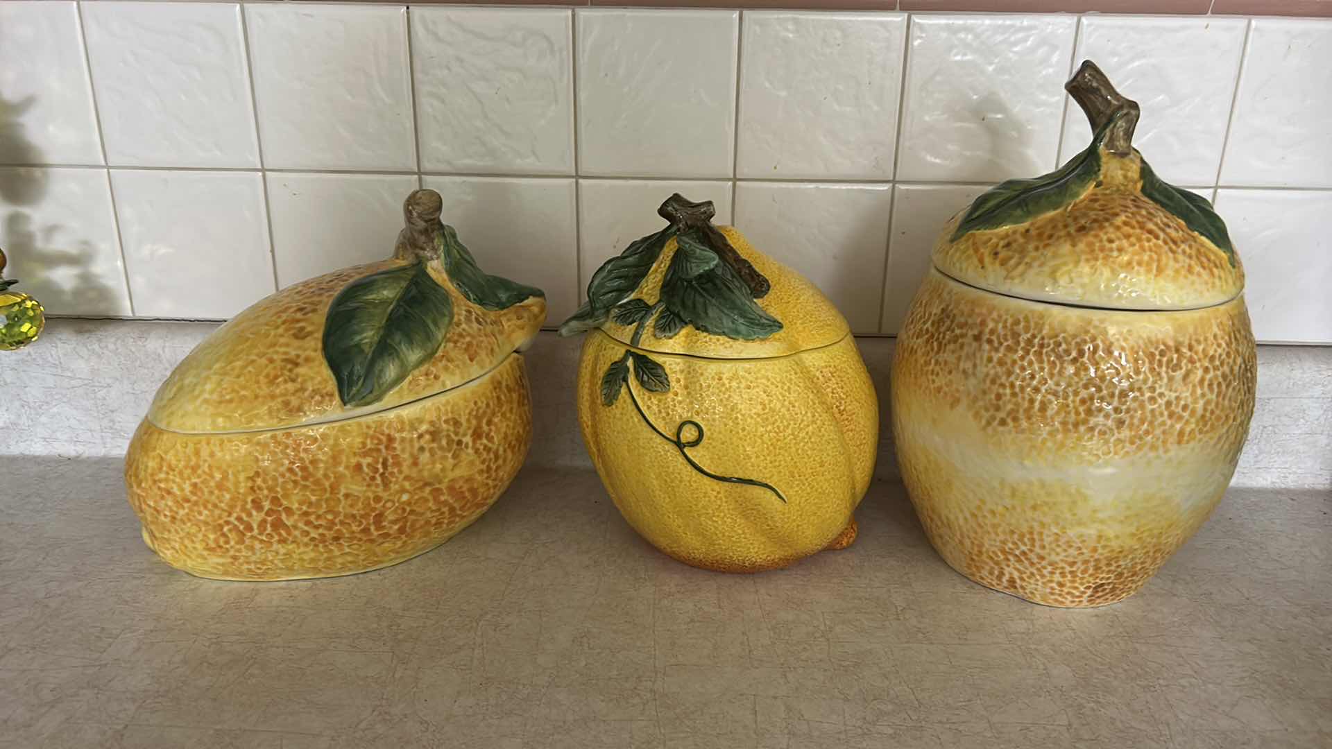 Photo 1 of 3 LEMON COOKIE JARS (TALLEST 12”)