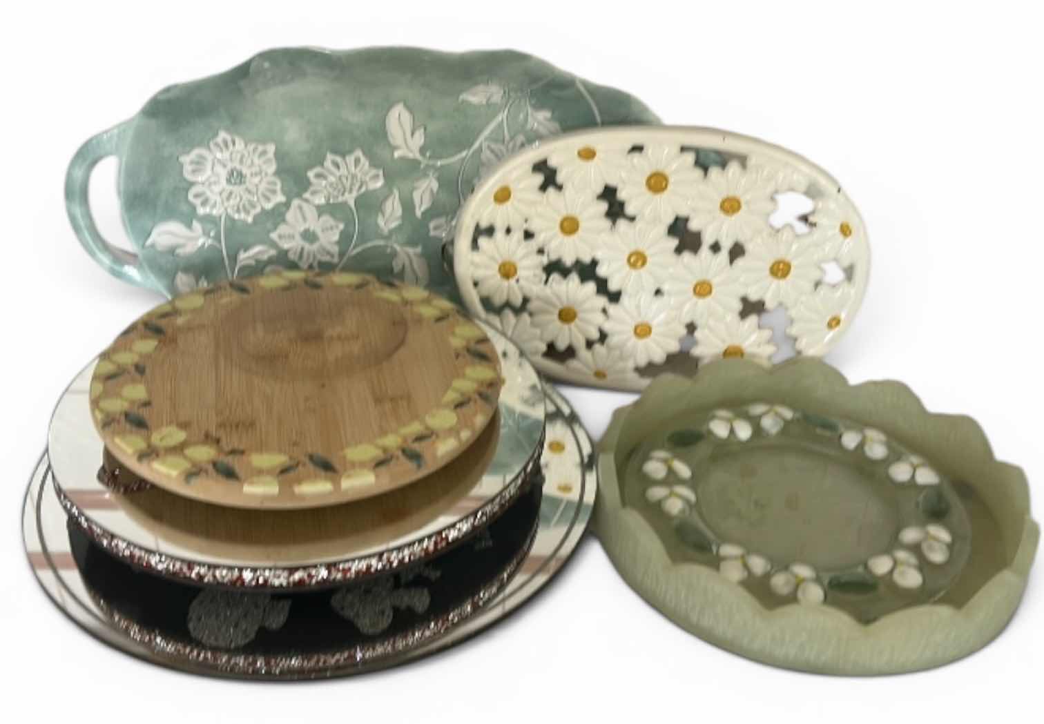 Photo 1 of 7 KITCHEN ITEMS, 3 LAZY SUSANS, BOWLS & MORE