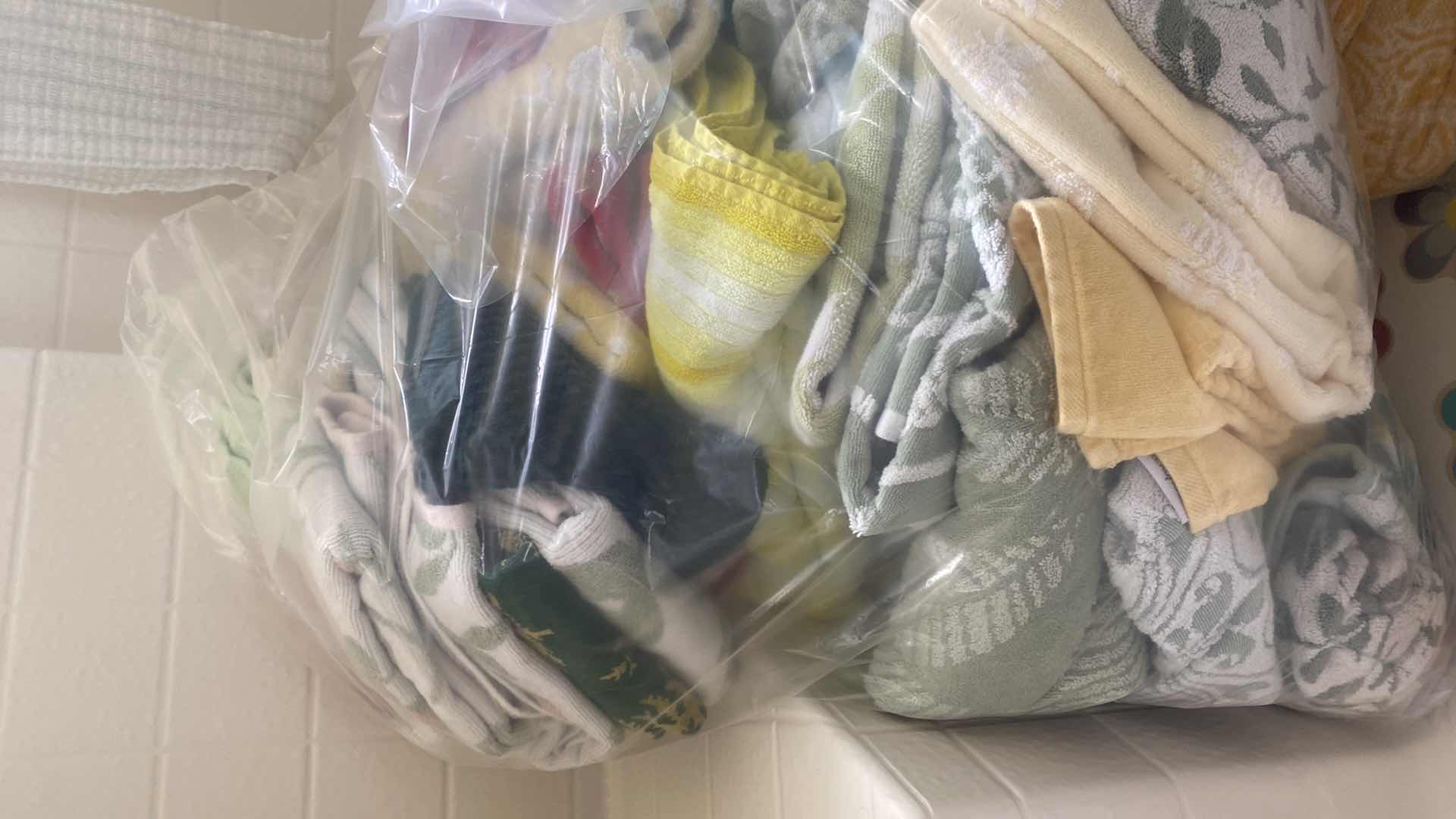 Photo 1 of BAGS OF BATH TOWELS