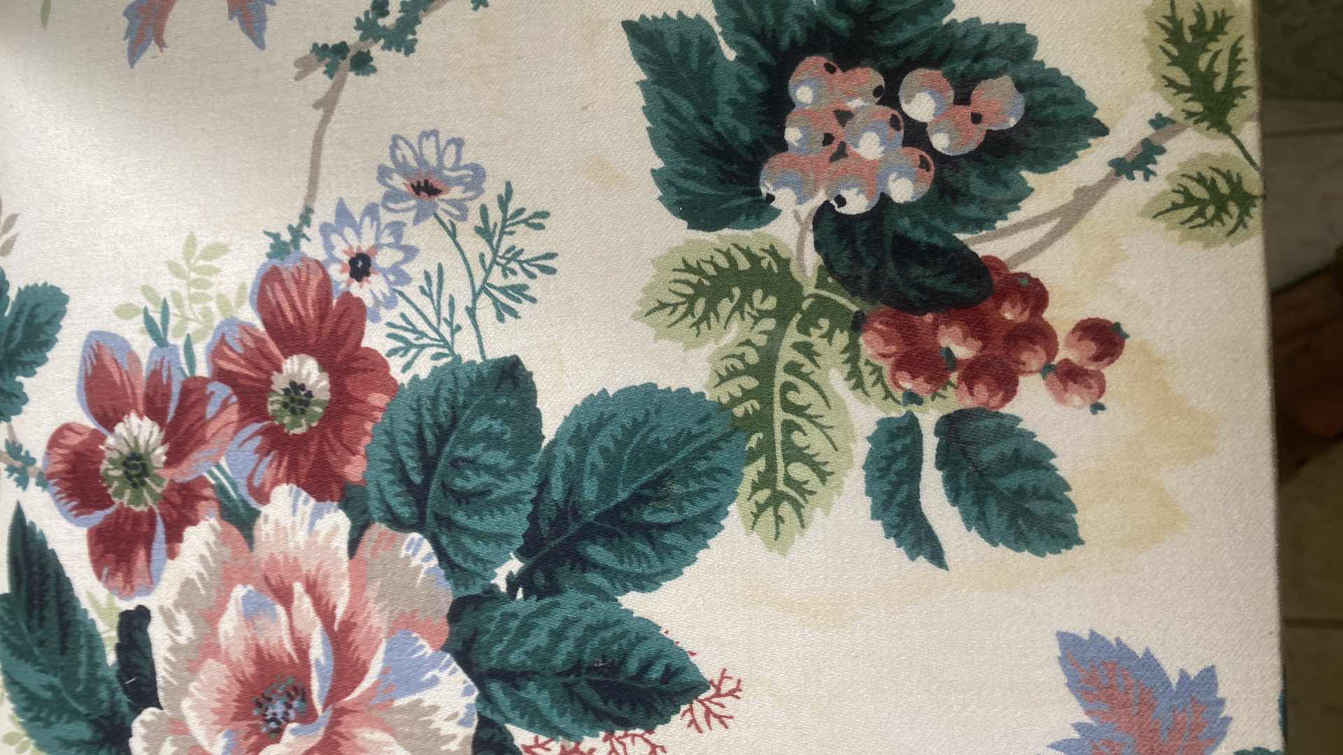 Photo 1 of VINTAGE FLORAL FABRIC CLOTHES HAMPER & PLASTIC STORAGE BOXES