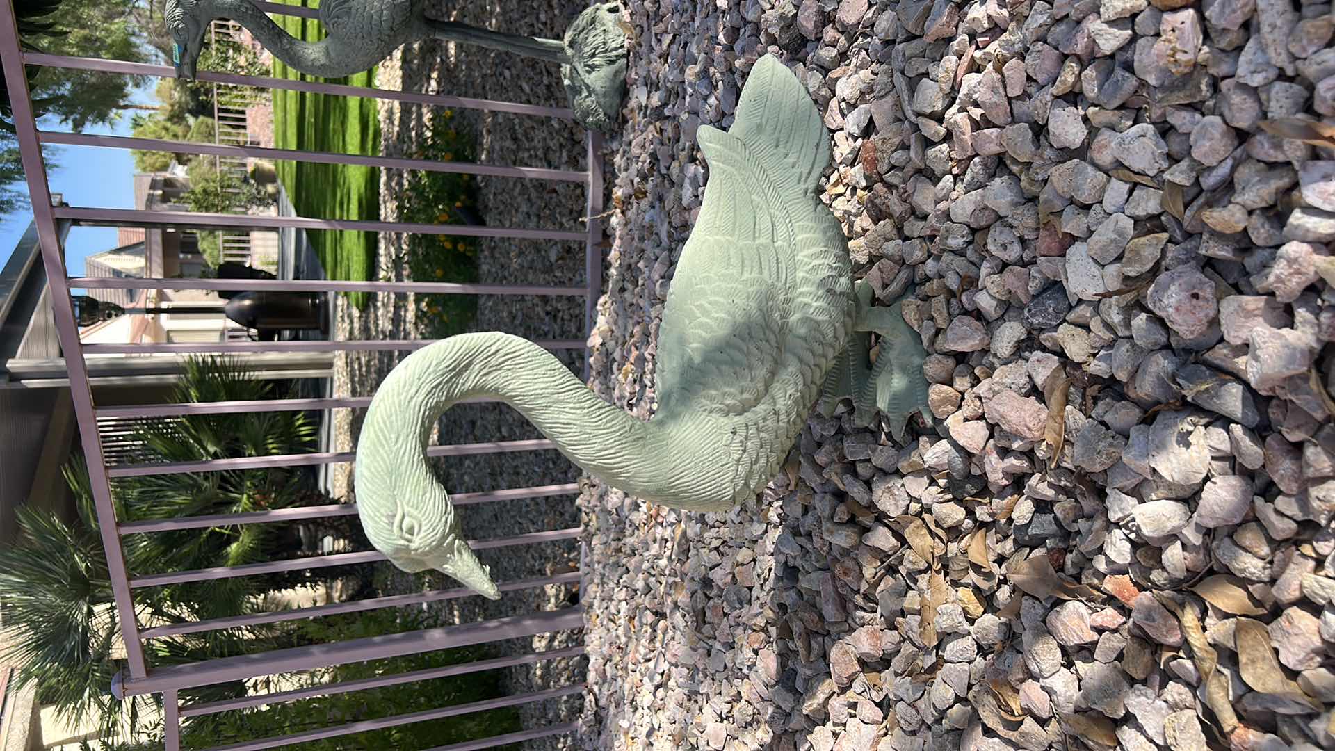 Photo 1 of CONCRETE GOOSE GARDEN STATUE H17”
