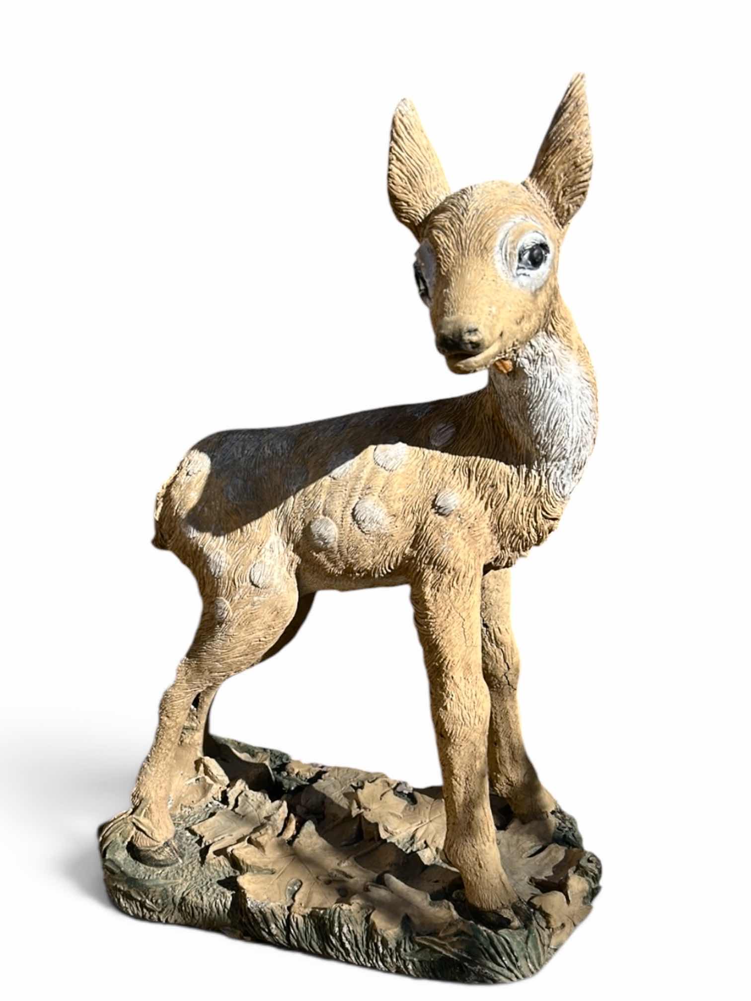 Photo 1 of CAST CONCRETE DEER STATUE H27”