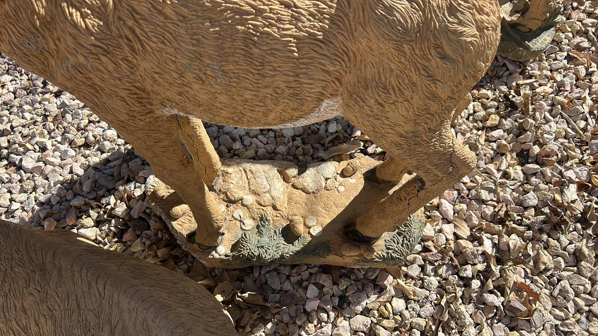 View 4 of CAST CONCRETE DEER STATUE H3’ $350