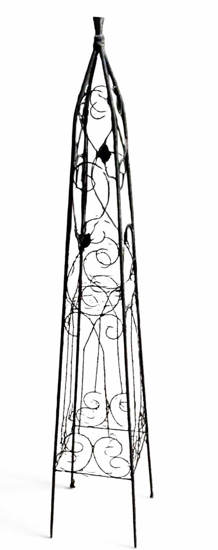 Photo 1 of BLACK METAL GARDEN OBELISK