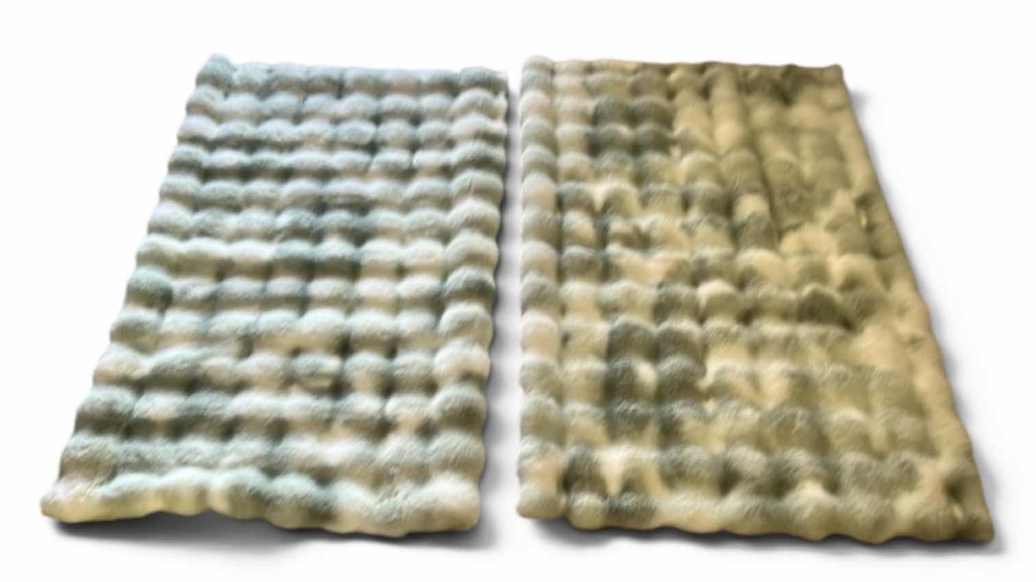 Photo 1 of 2 NEW LEA JADE FAUX FUR ACCENT RUG 30” X 47” $40 EACH
