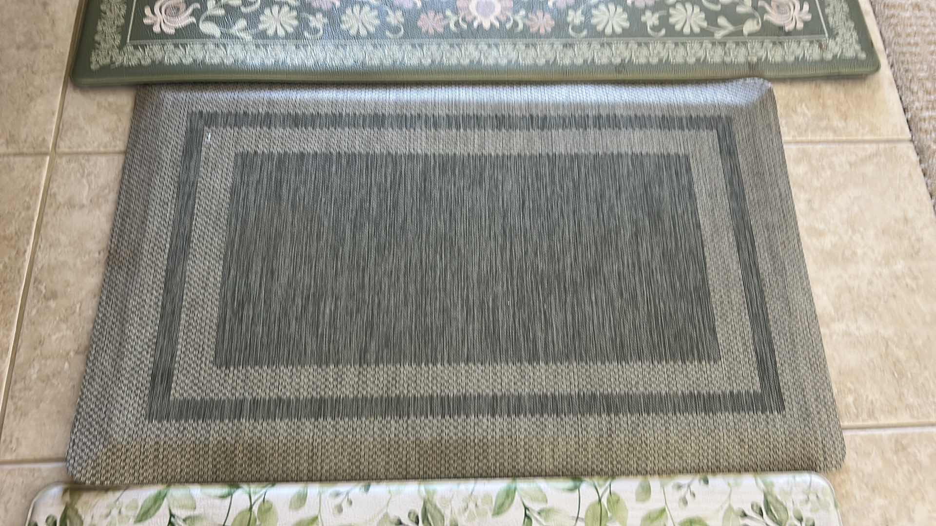 Photo 1 of THREE CUSHIONED DOORMATS