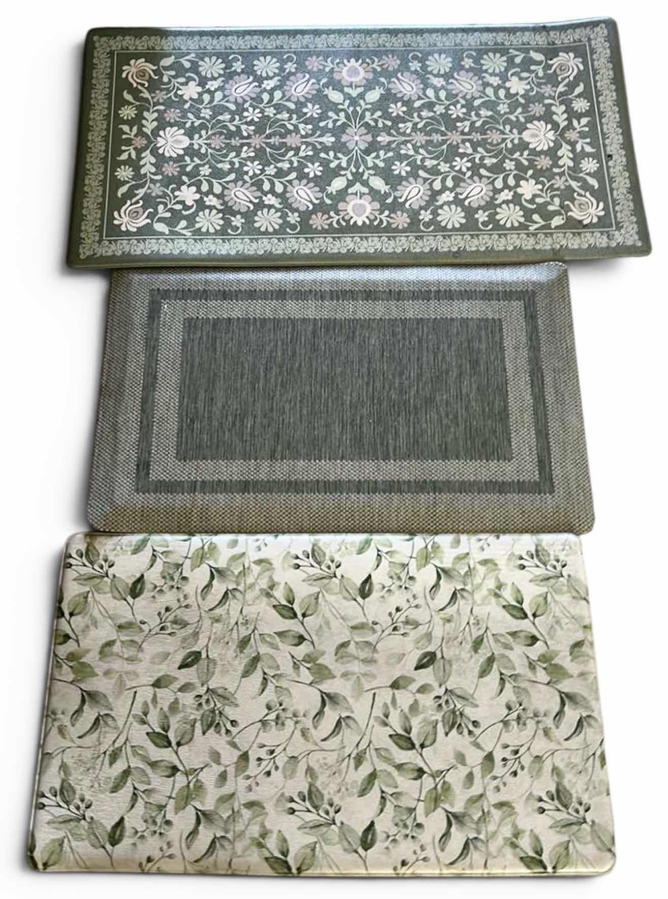 Photo 1 of THREE CUSHIONED DOORMATS