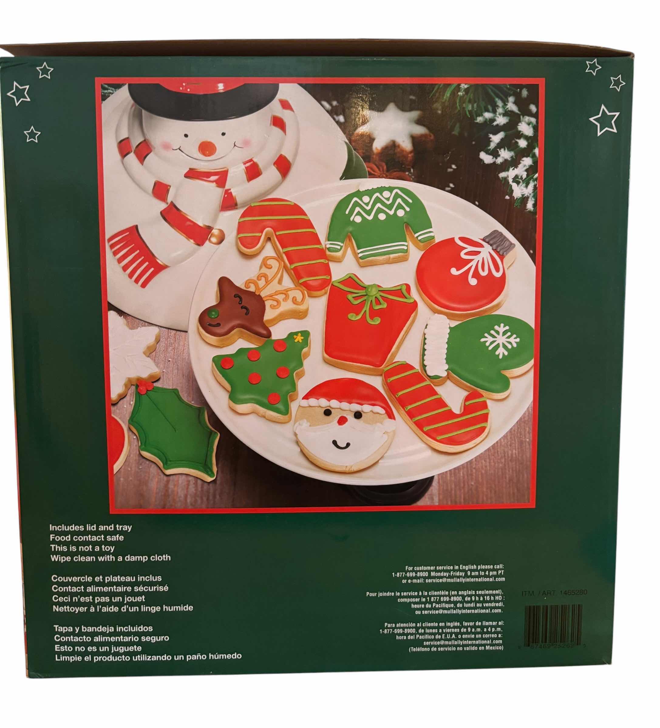 Photo 1 of CHRISTMAS HOLIDAY COOKIE TRAY IN ORIGINAL BOX H14”