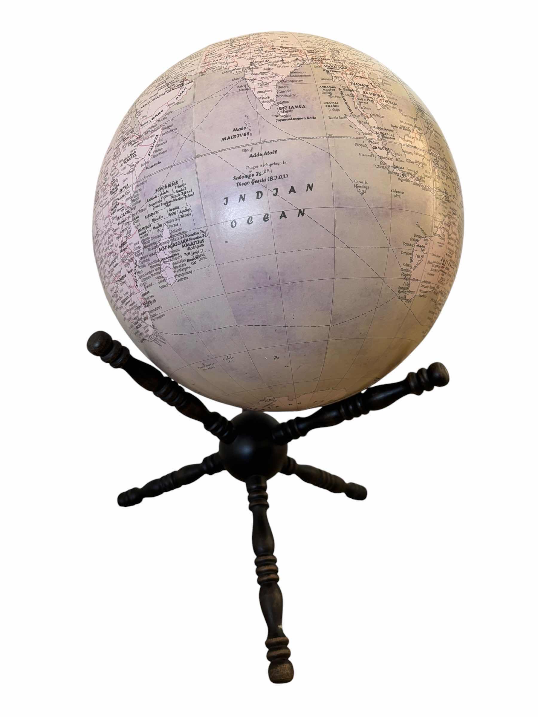Photo 1 of VINTAGE REPLOGLE TABLE TOP/FLOOR GLOBE $150