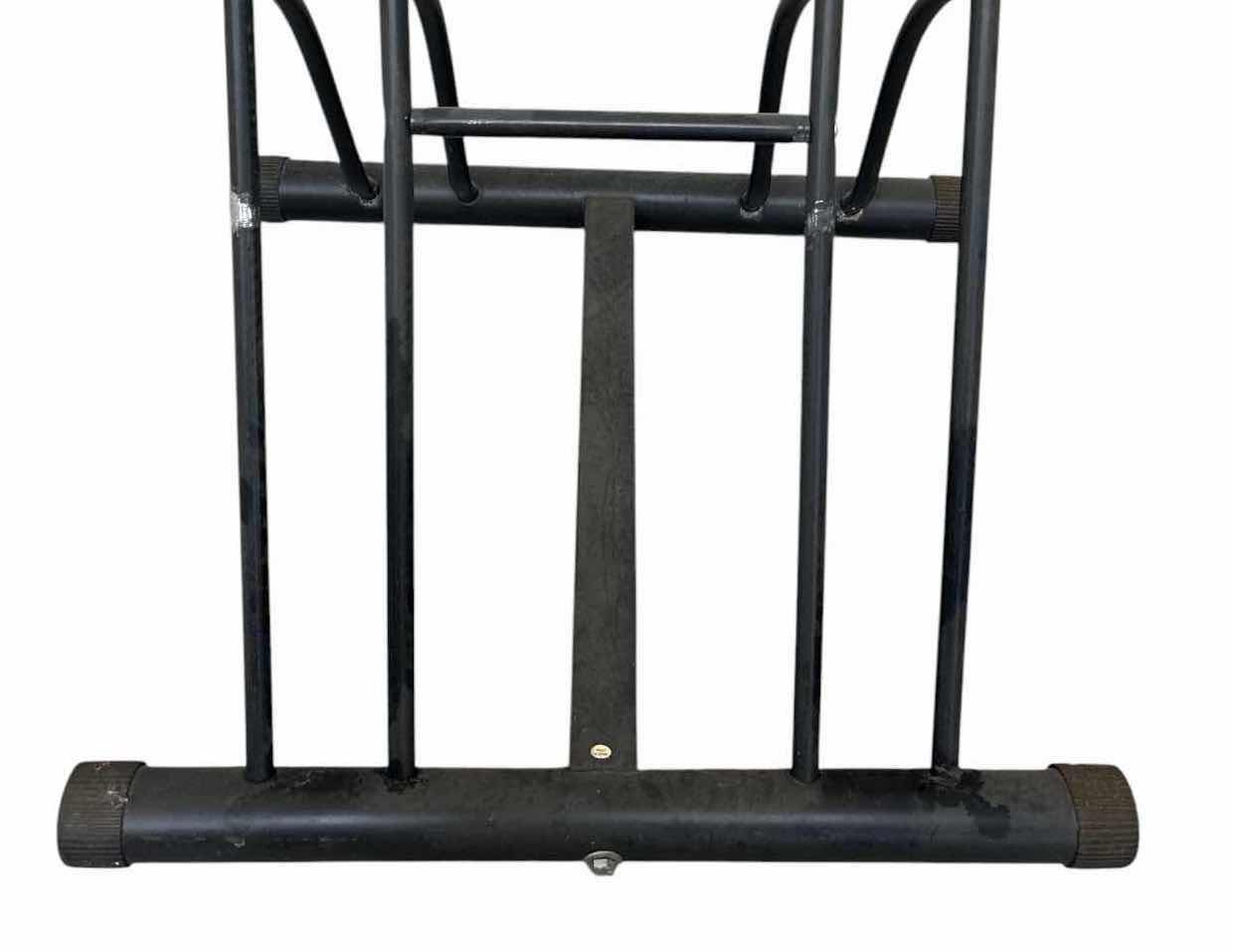 Photo 1 of FREESTANDING METAL 2-BIKE STORAGE RACK IN BLACK FINISH H22.5”