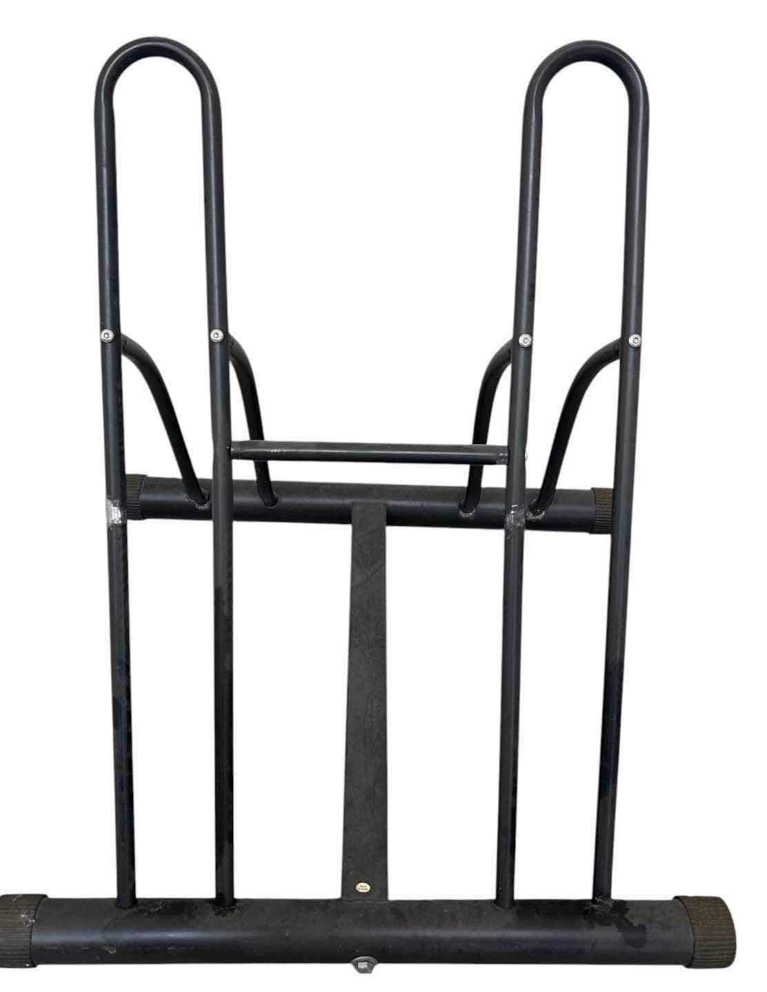 Photo 1 of FREESTANDING METAL 2-BIKE STORAGE RACK IN BLACK FINISH H22.5”