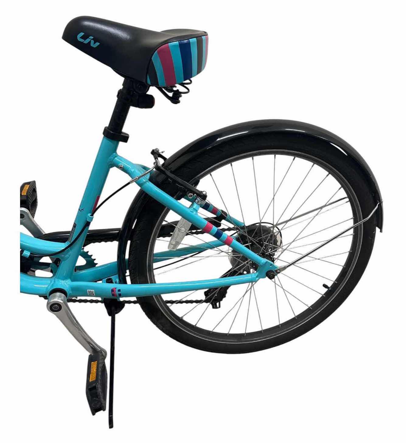 Photo 1 of LIV FLOURISH 26” COMFORT CRUISER BICYCLE WITH STEP-THROUGH FRAME, FRONT AND REAR FENDERS, KICKSTAND 26” TIRES TOTAL H37”