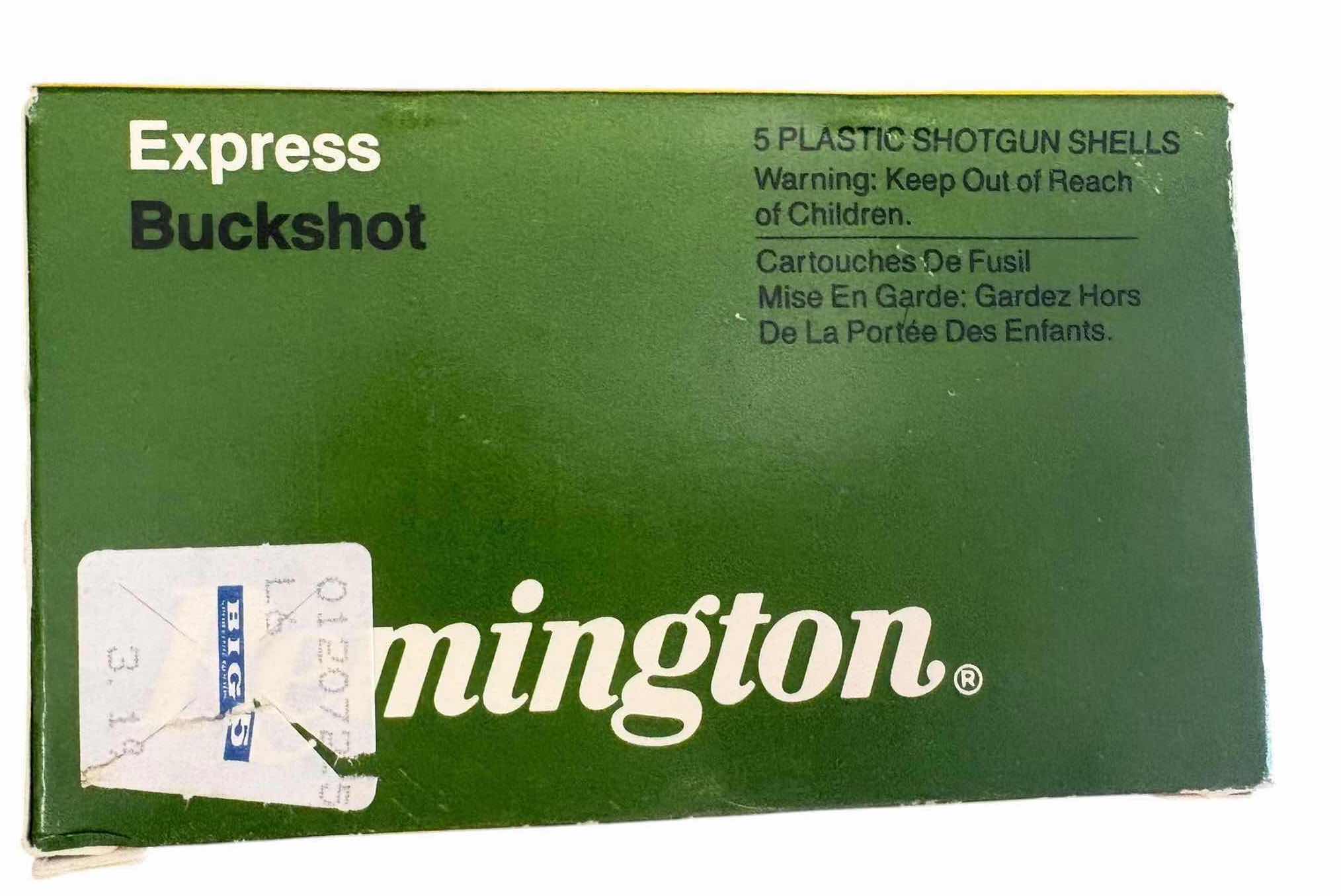 Photo 1 of (3)PCS REMINGTON EXPRESS BUCKSHOT AMMUNITION 12 GA