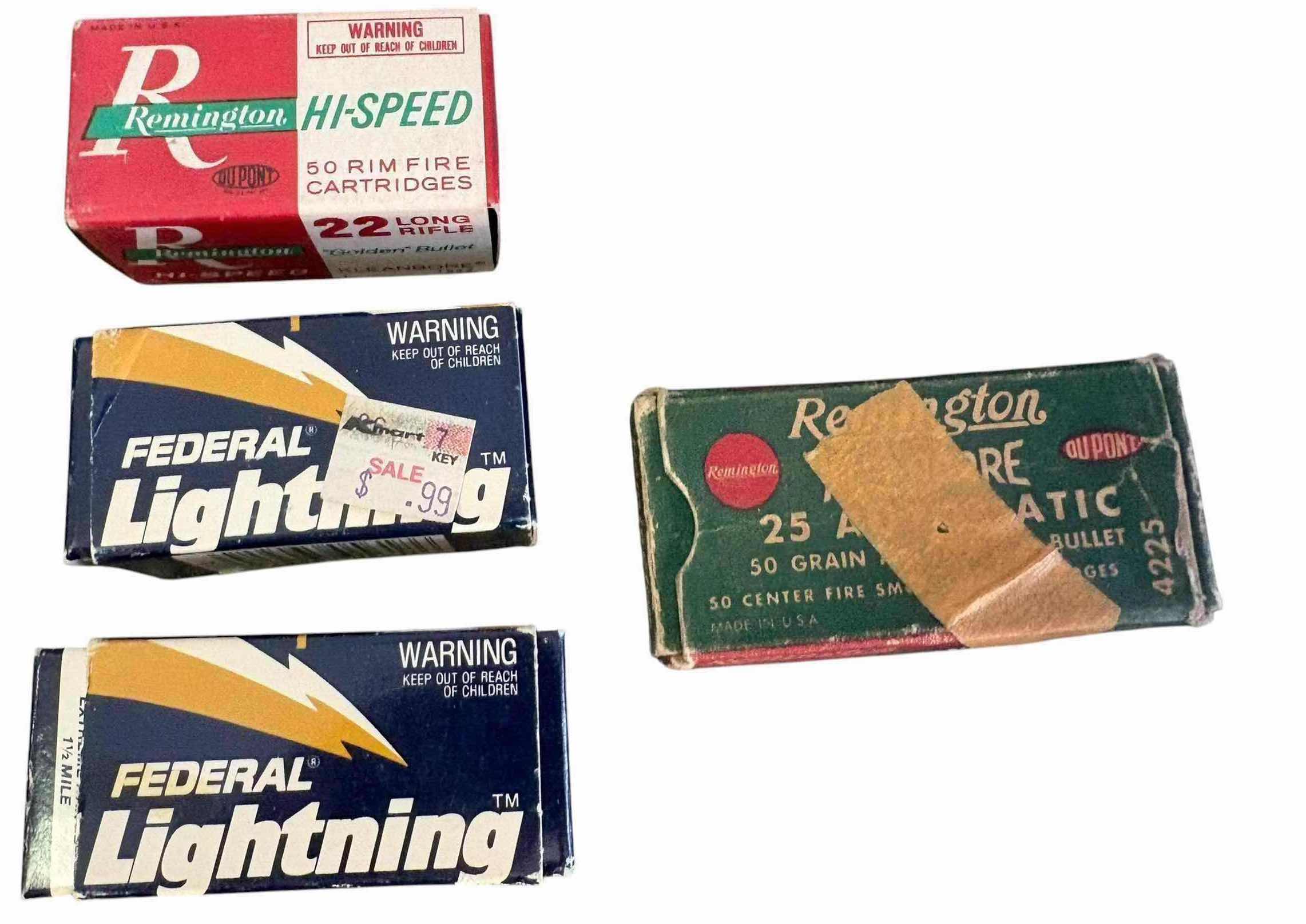 Photo 1 of (7)PCS WILDCAT, REMINGTON, & FEDERAL LIGHTING .22 AMMUNITION