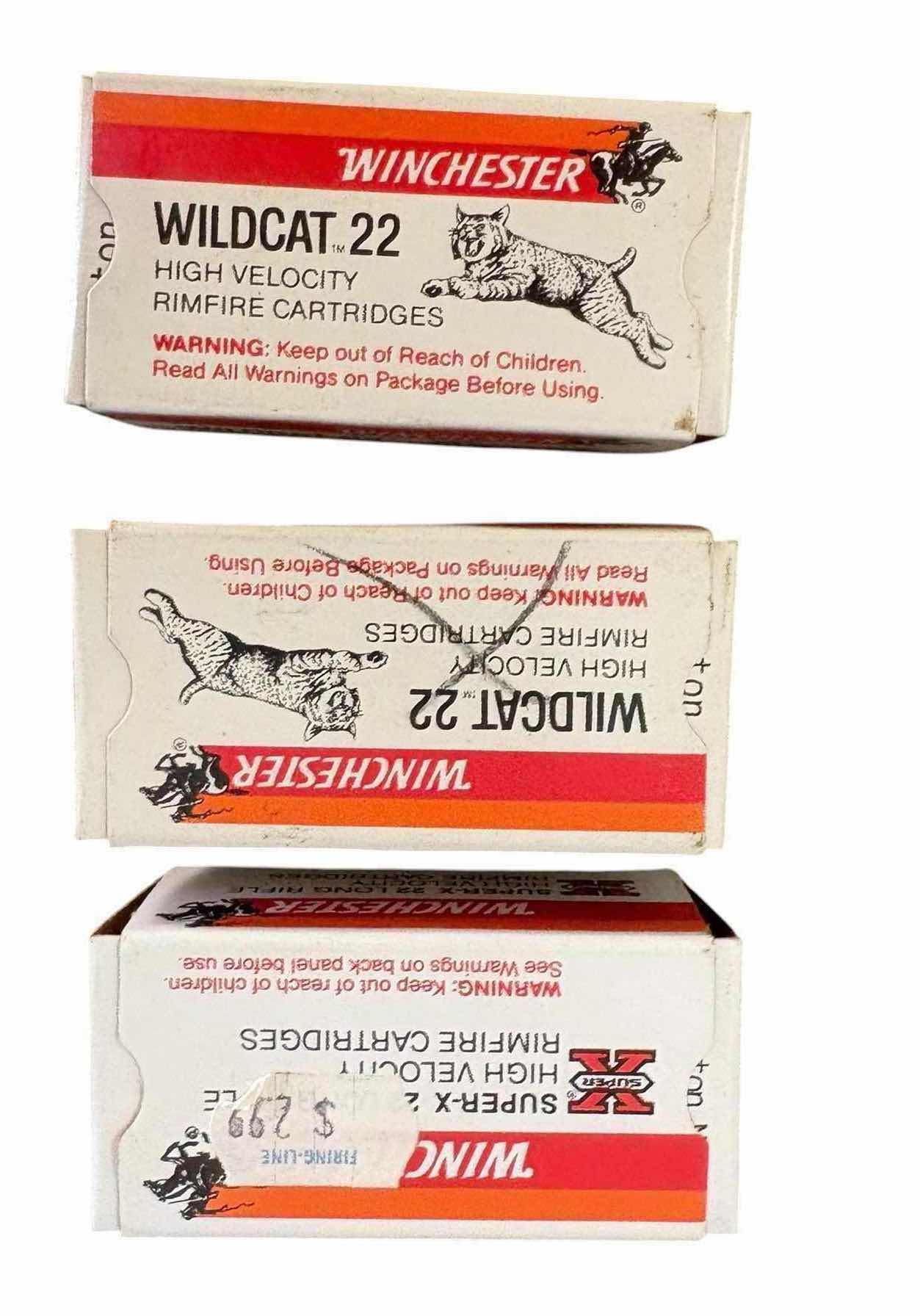 Photo 1 of (7)PCS WILDCAT, REMINGTON, & FEDERAL LIGHTING .22 AMMUNITION