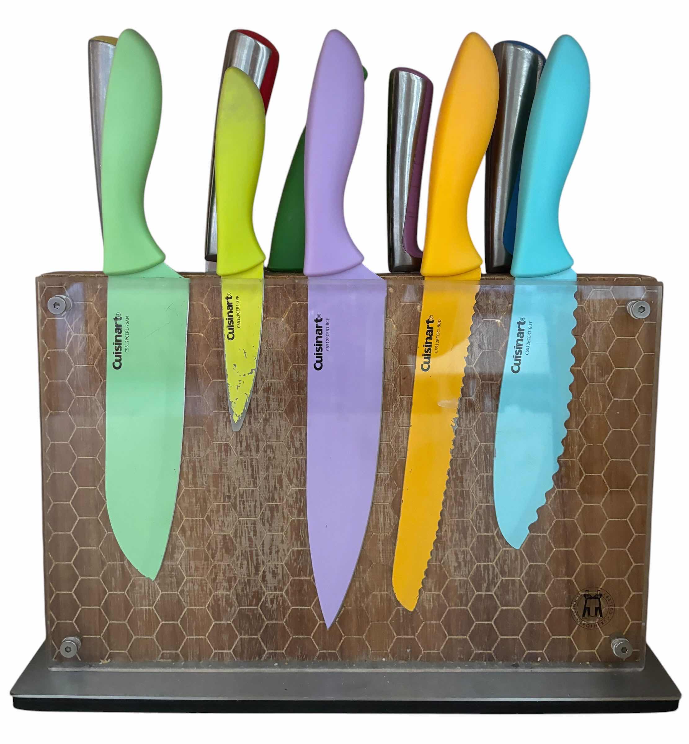 Photo 1 of CUISINART KNIFE SET IN ACRYLIC HOLDER
