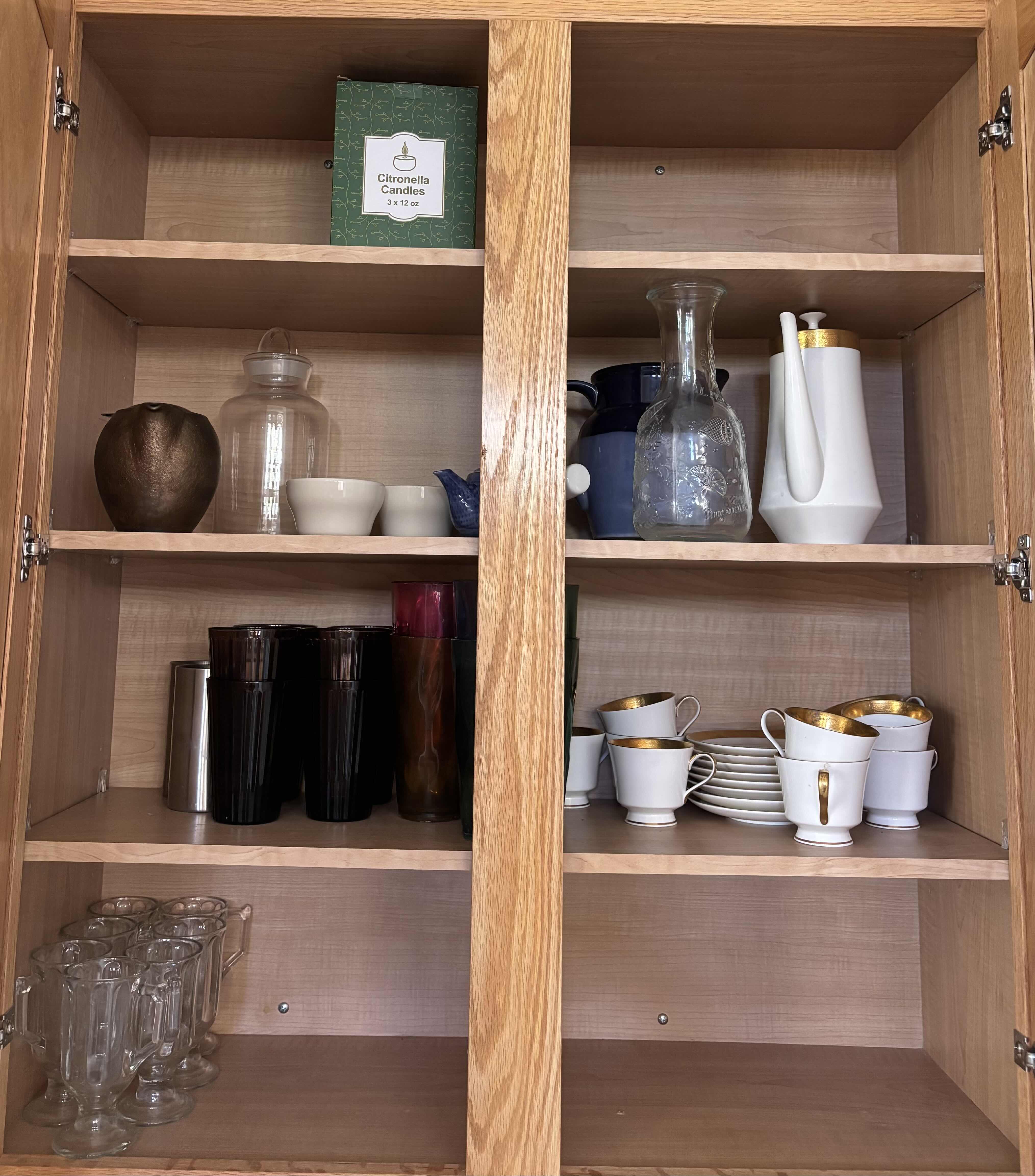 Photo 1 of CONTENTS OF KITCHEN CABINET
