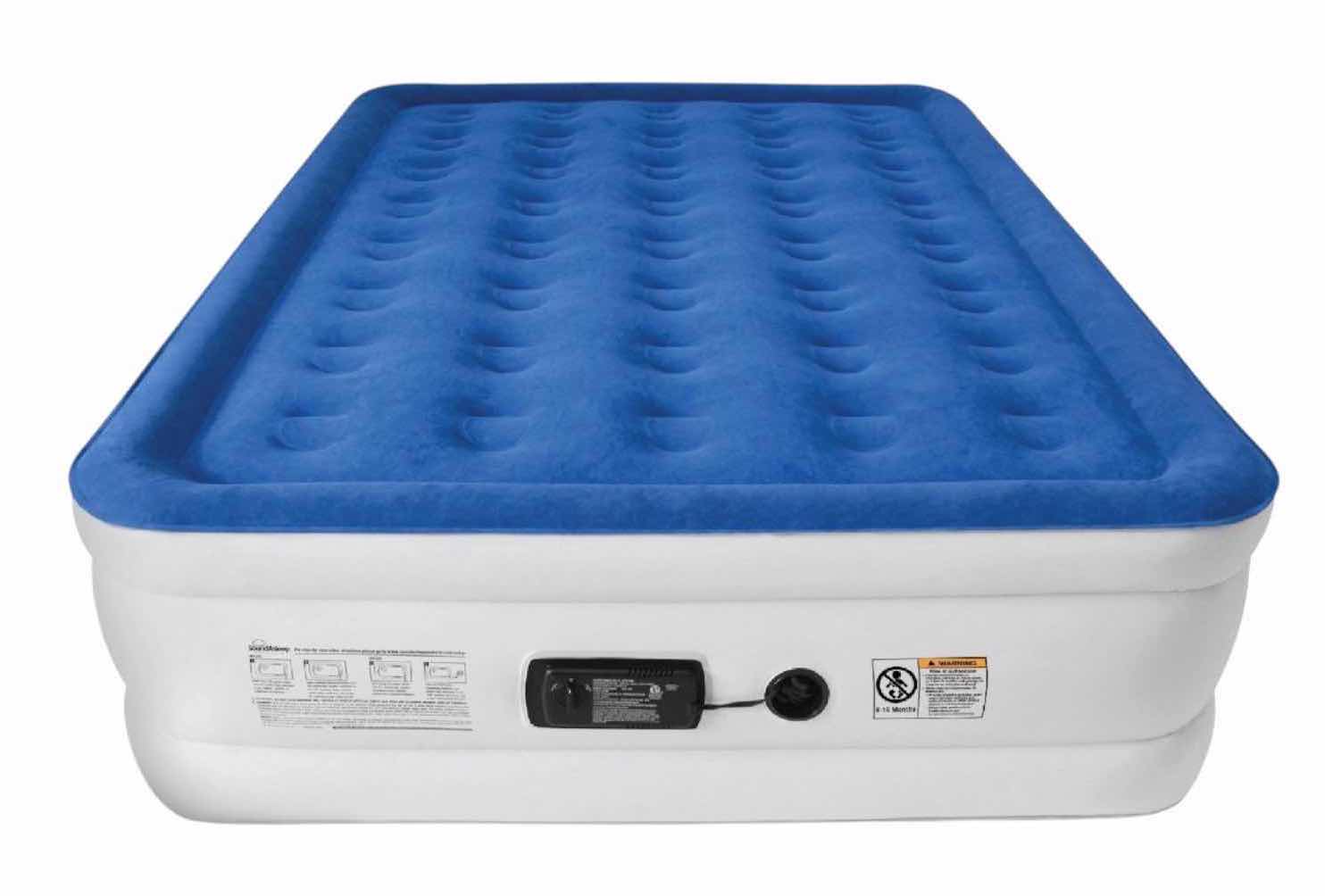 Photo 1 of SOUNDASLEEP QUEEN AIR MATTRESS WITH BUILT-IN ELECTRIC PUMP AND STORAGE BAG