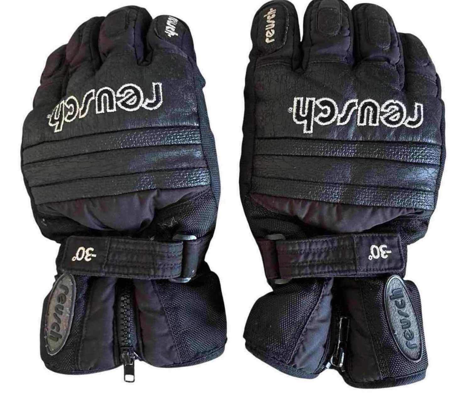 Photo 1 of REUSCH INSULATED WINTER SKI GLOVES WITH ADJUSTABLE WRIST STRAP SIZE M