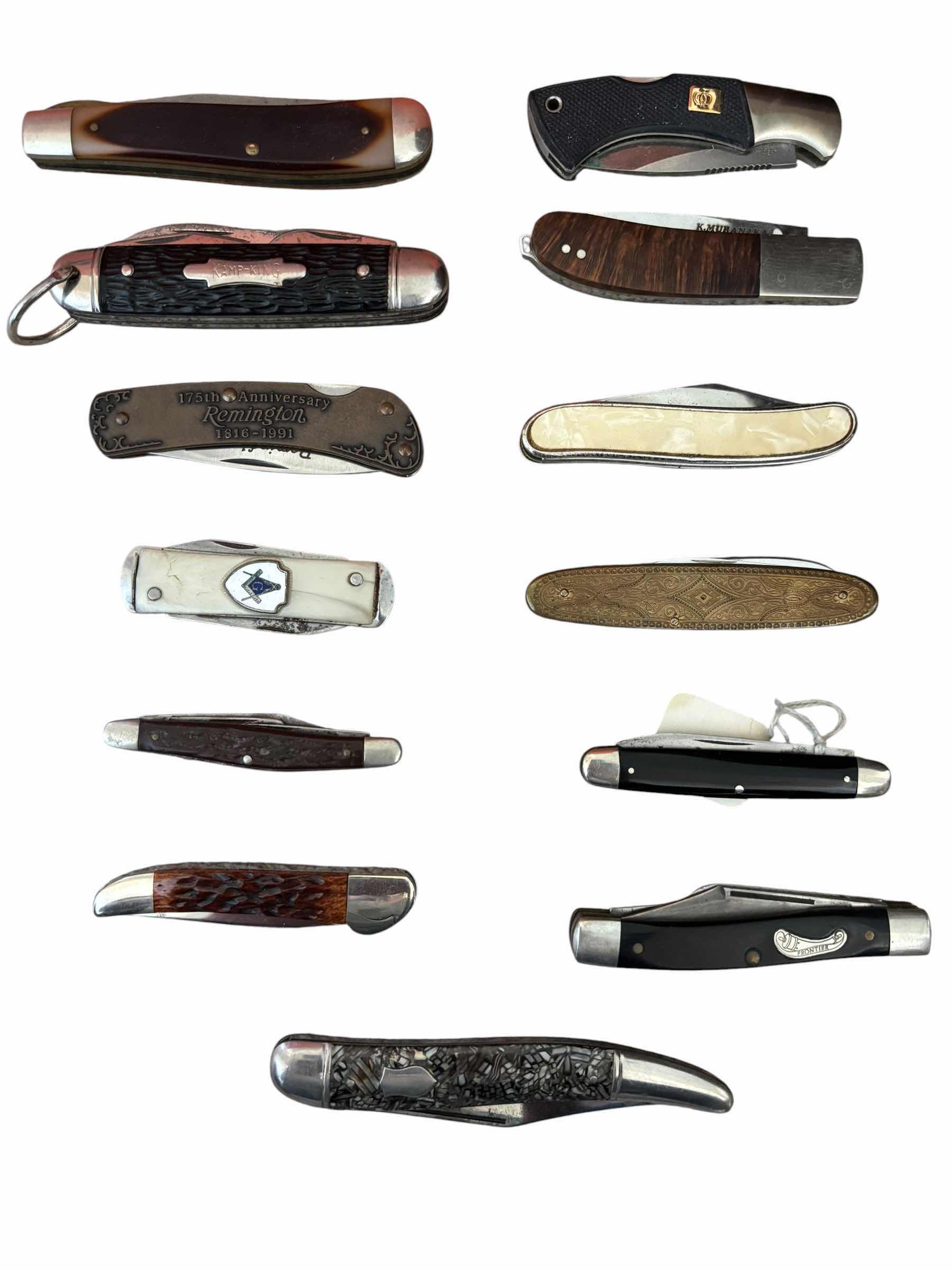 Photo 1 of COLLECTION OF POCKET KNIVES (13)