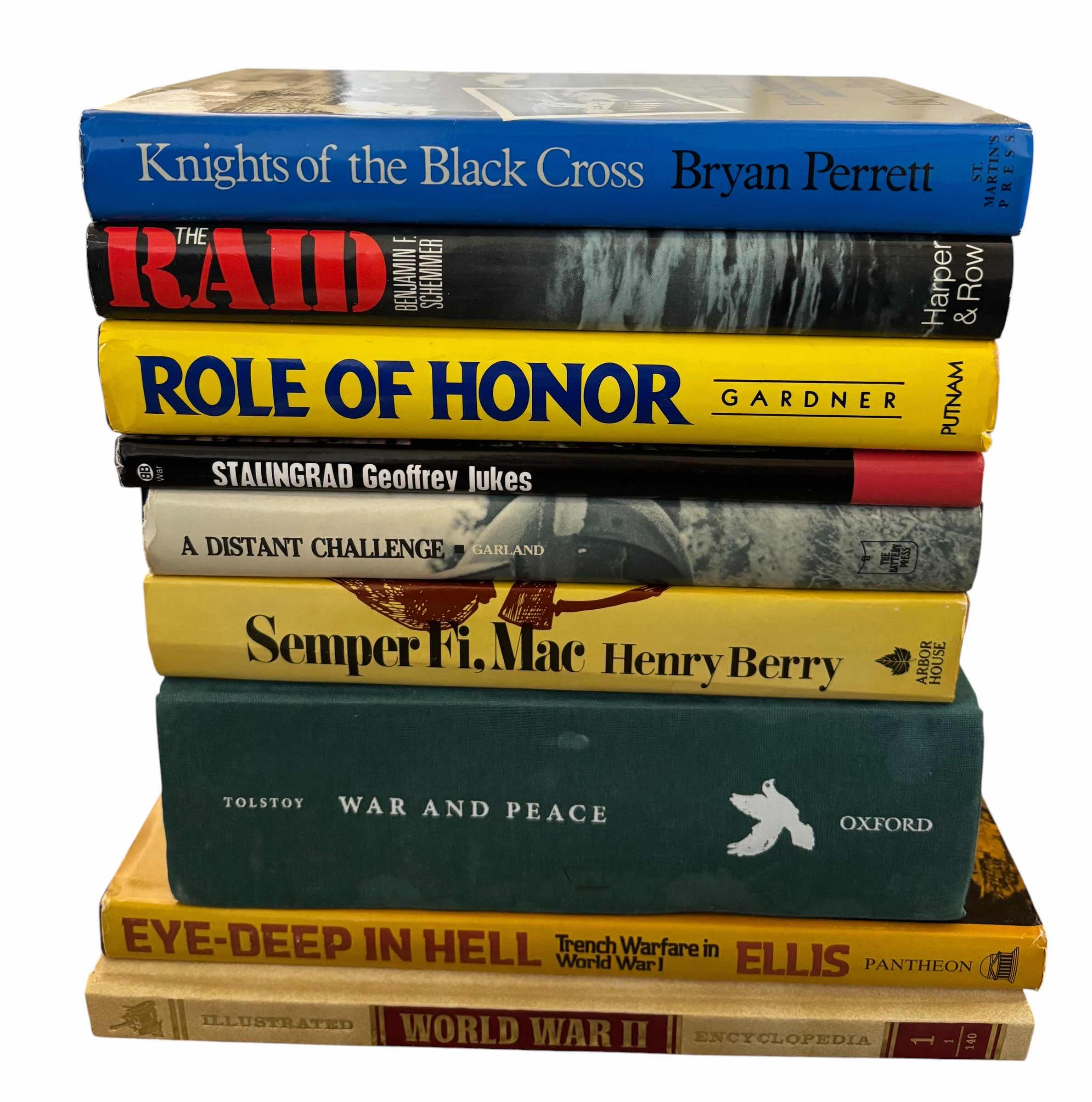 Photo 1 of WAR RELATED BOOKS (9)