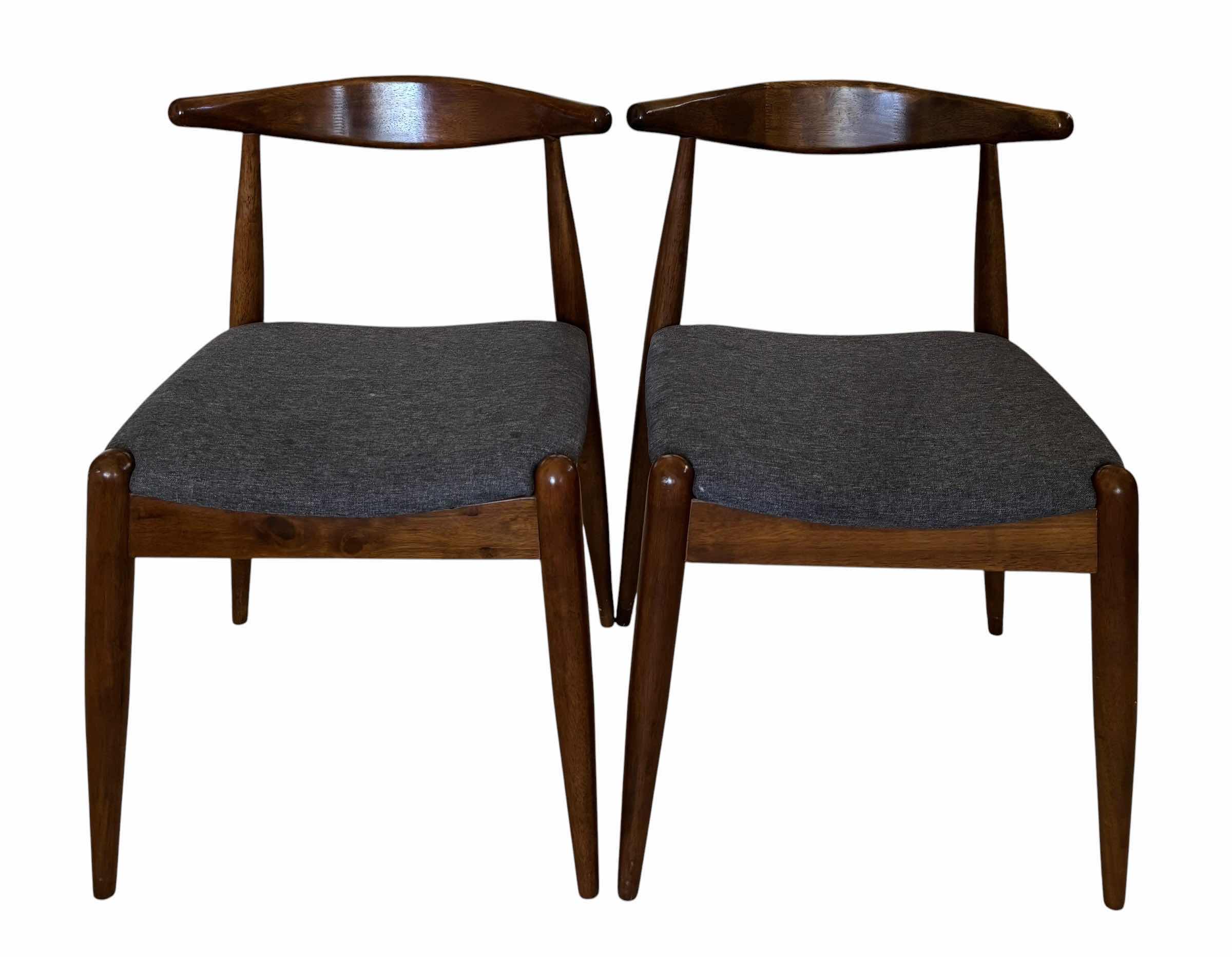 Photo 1 of WOOD DINING CHAIRS (2) H29” $290