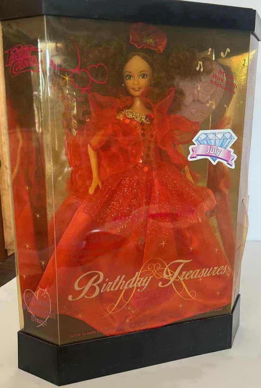 Photo 1 of NIB - VINTAGE FASHION CORNER BIRTHDAY TREASURES JULY LIMITED EDITION DOLL