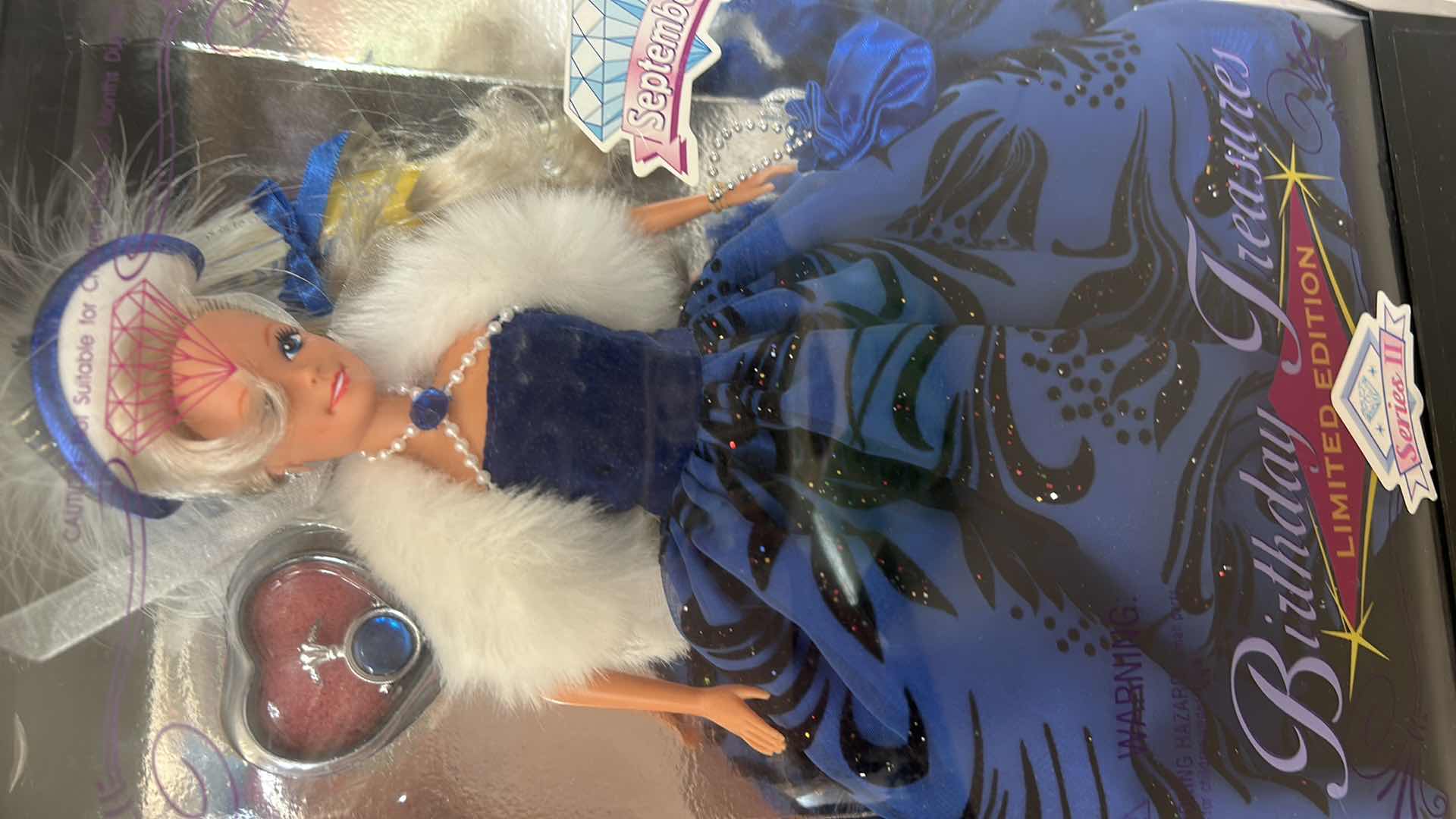 Photo 1 of NIB- VINTAGE FASHION CORNER BIRTHDAY TREASURES SEPTEMBER LIMITED EDITION DOLL BY LUCKY IND