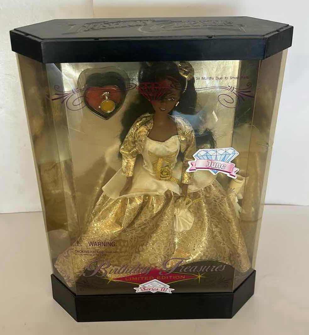 Photo 1 of NIB - VINTAGE FASHION CORNER BIRTHDAY TREASURES JULY LIMITED EDITION DOLL BY LUCKY IND.