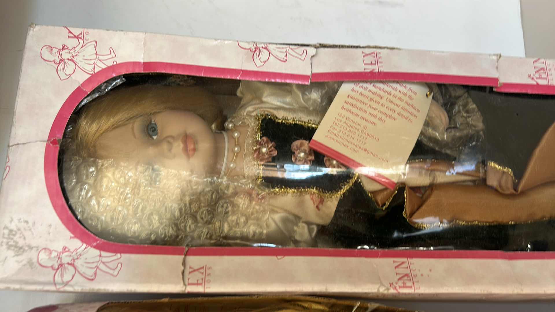 Photo 1 of 2 NIB - ASHLEY BELLE PORCELAIN DOLL & KENNEX COLLECTIONS PORCELAIN DOLL
