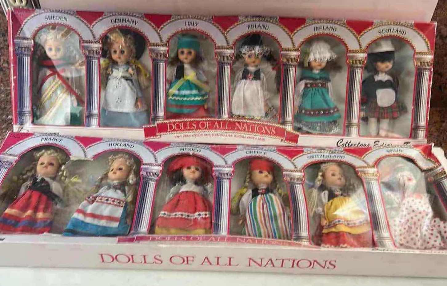 View 1 of 2 NIB - 1970S "DOLLS OF ALL NATIONS" COLLECTORS EDITION I & II