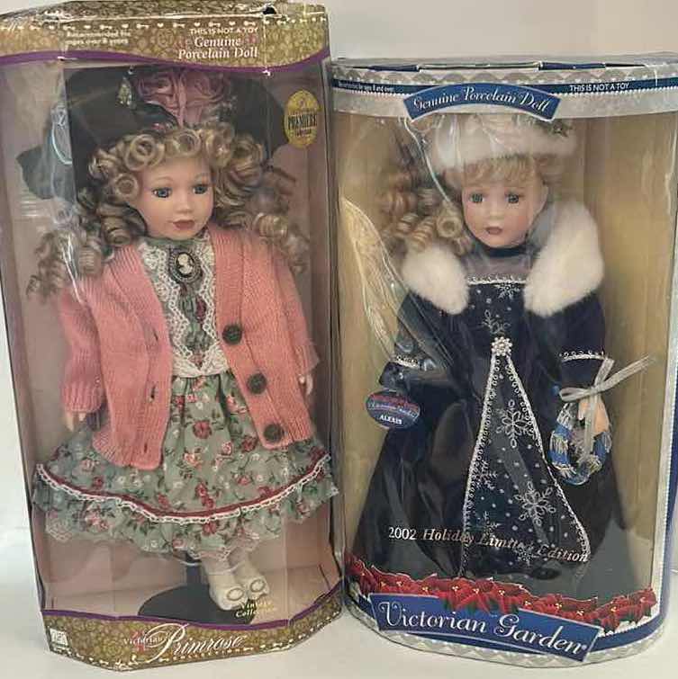 Photo 1 of 2 NIB - PRIMROSE COLLECTION PORCELAIN DOLL & VICTORIAN GARDEN LIMITED EDITION ALEXIS PORCELAIN DOLL