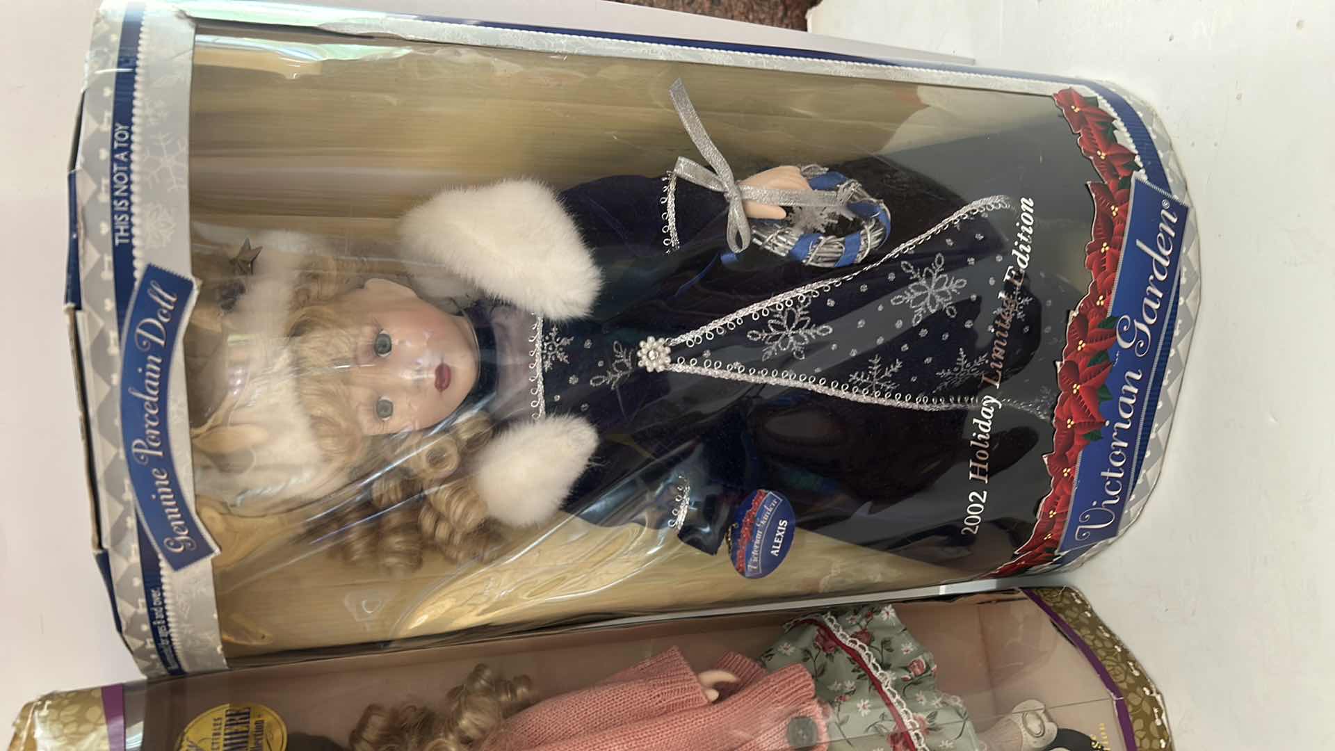 Photo 1 of 2 NIB - PRIMROSE COLLECTION PORCELAIN DOLL & VICTORIAN GARDEN LIMITED EDITION ALEXIS PORCELAIN DOLL