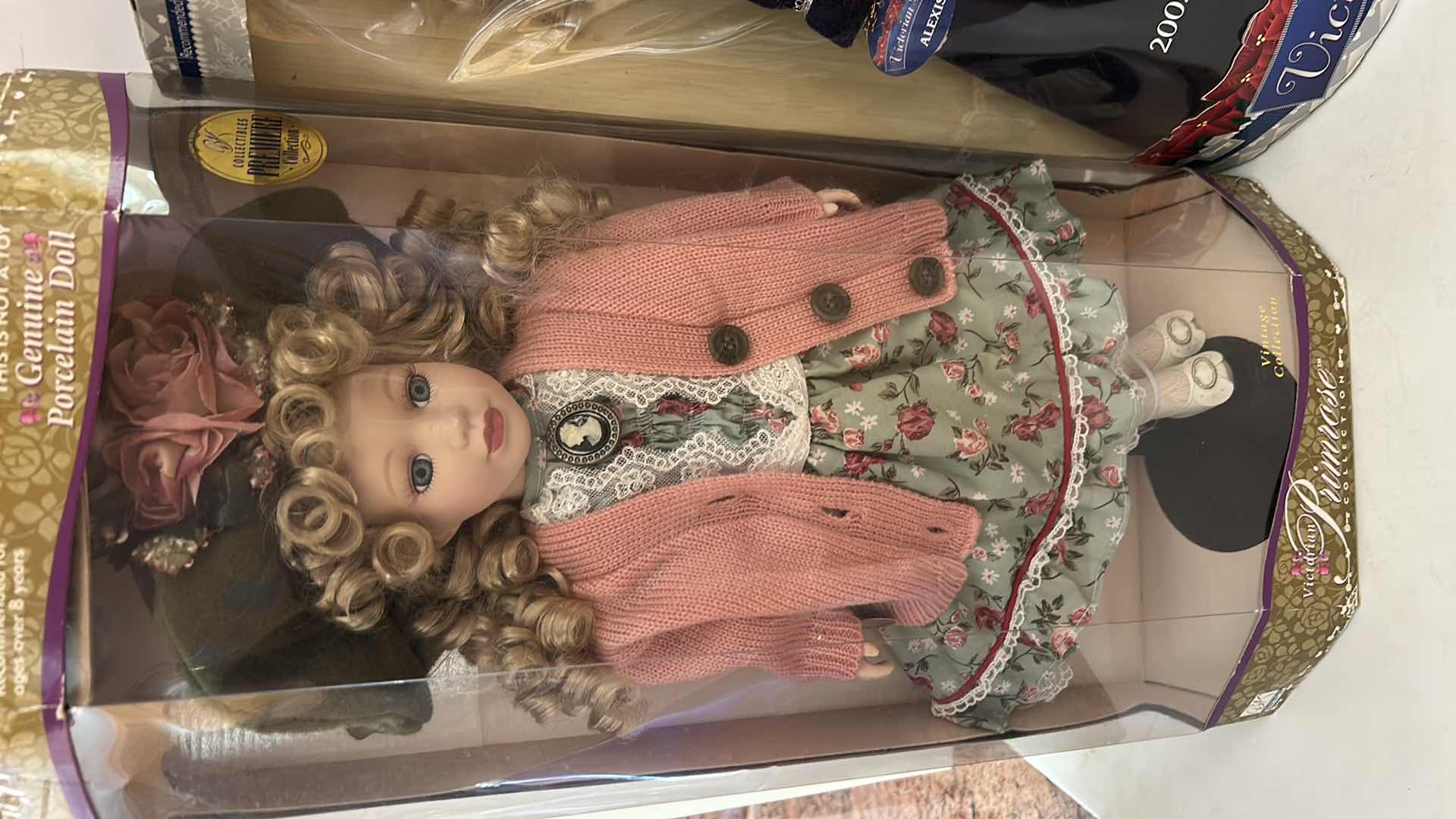 Photo 1 of 2 NIB - PRIMROSE COLLECTION PORCELAIN DOLL & VICTORIAN GARDEN LIMITED EDITION ALEXIS PORCELAIN DOLL