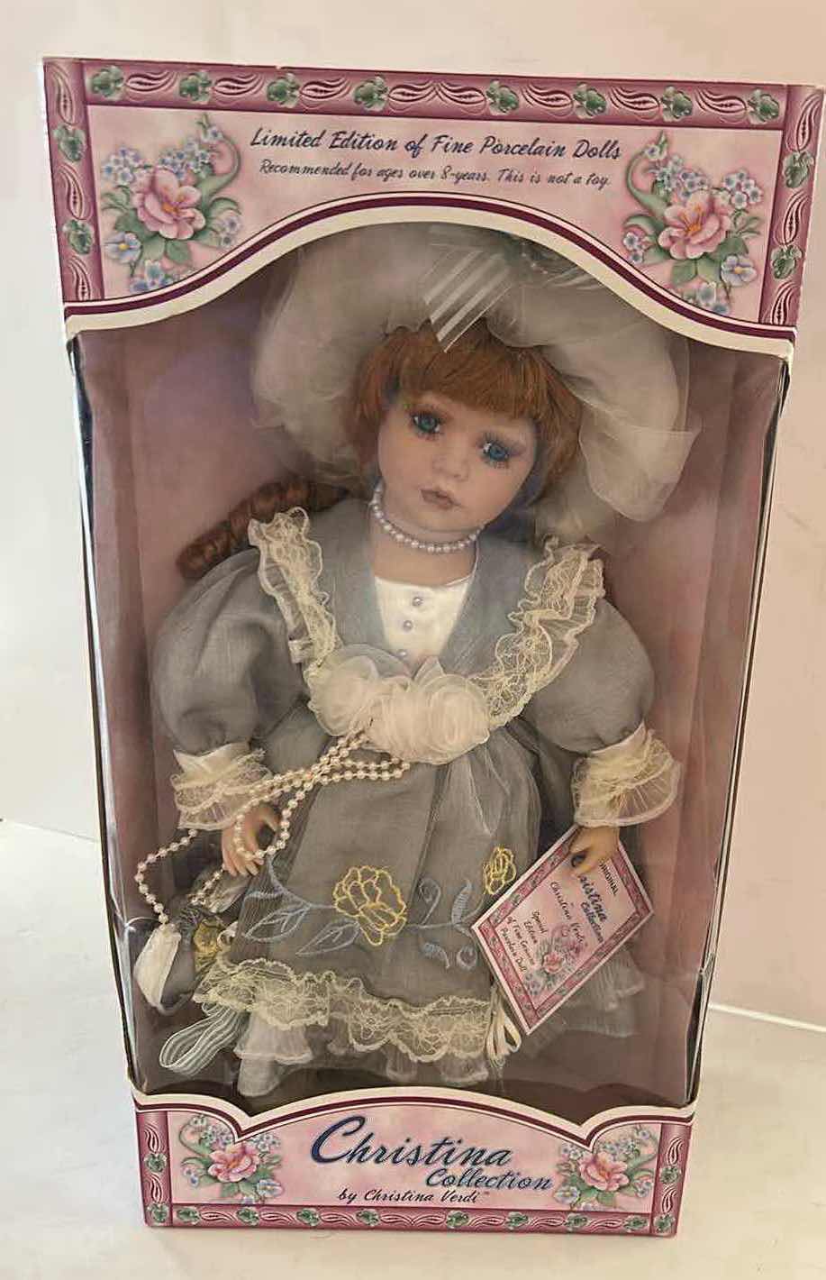 Photo 1 of NIB VINTAGE 1998 TIMELESS TREASURES "CHRISTINA COLLECTION" 16” LIMITED EDITION FINE PORCELAIN DOLL