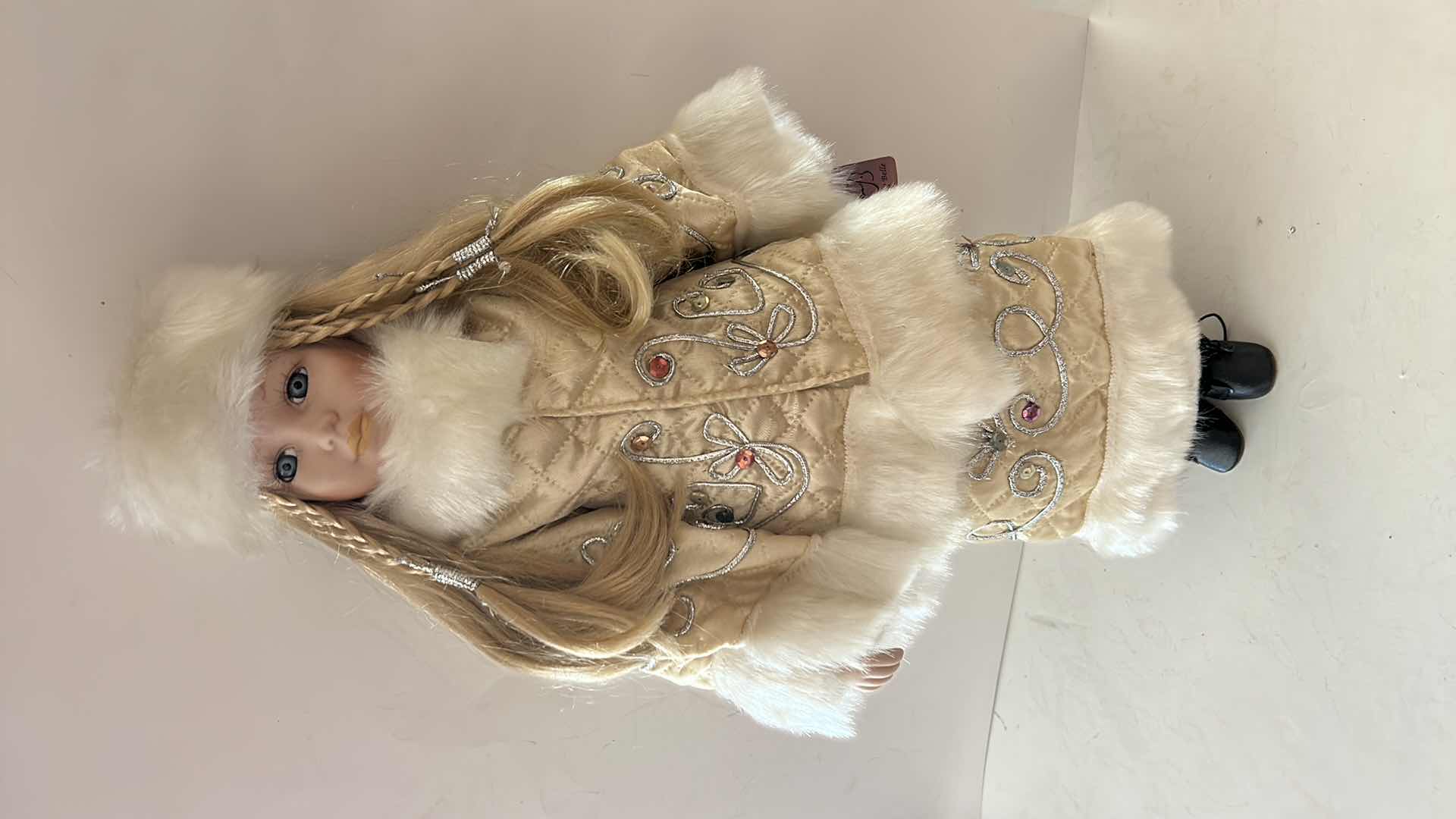 Photo 1 of MONGAI THE WINTER PRINCESS PORCELAIN DOLL DESIGNED BY ARTIST HARRY LIU. he