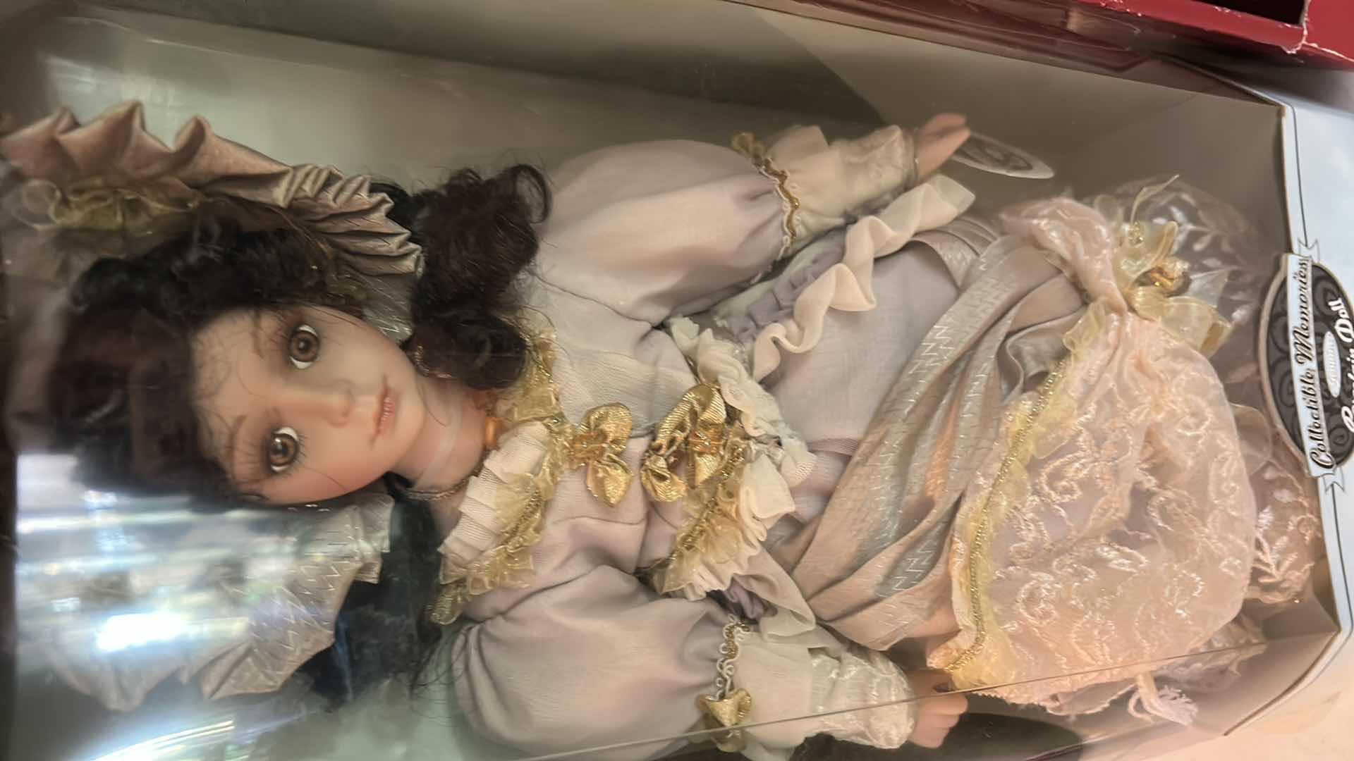 Photo 1 of 2 NIB DOLLS - COLLECTIBLE MEMORIES" SPECIAL EDITION PORCELAIN DOLL & SOFT EXPRESSIONS" GENUINE FINE BISQUE PORCELAIN DOLL $75