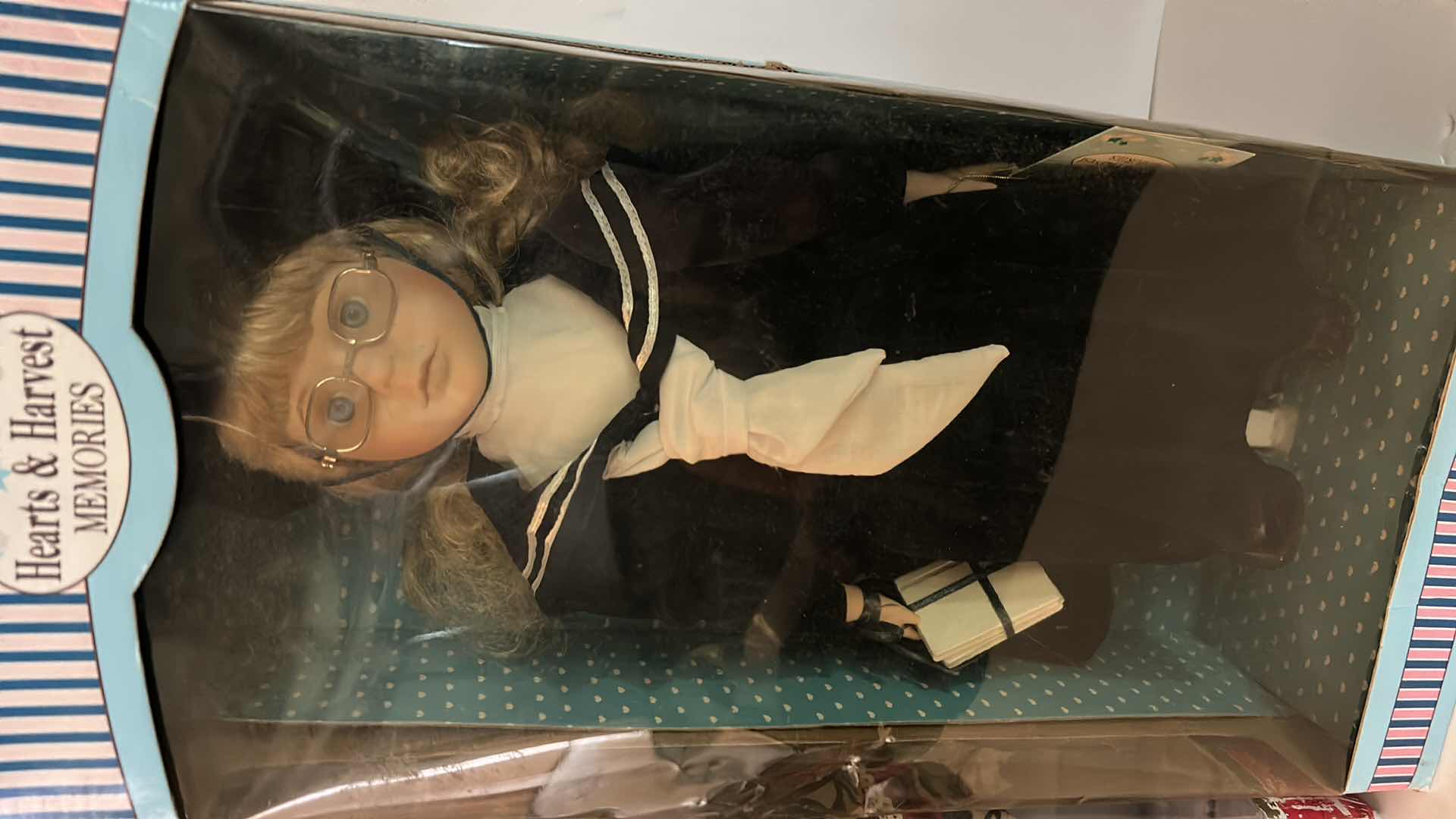 Photo 1 of 2 NIB DOLLS - YULETIDE TREASURES SPECIAL EDITION " PORCELAIN DOLL & HEARTS & HARVEST "MEMORIES" PORCELAIN DOLL. $50