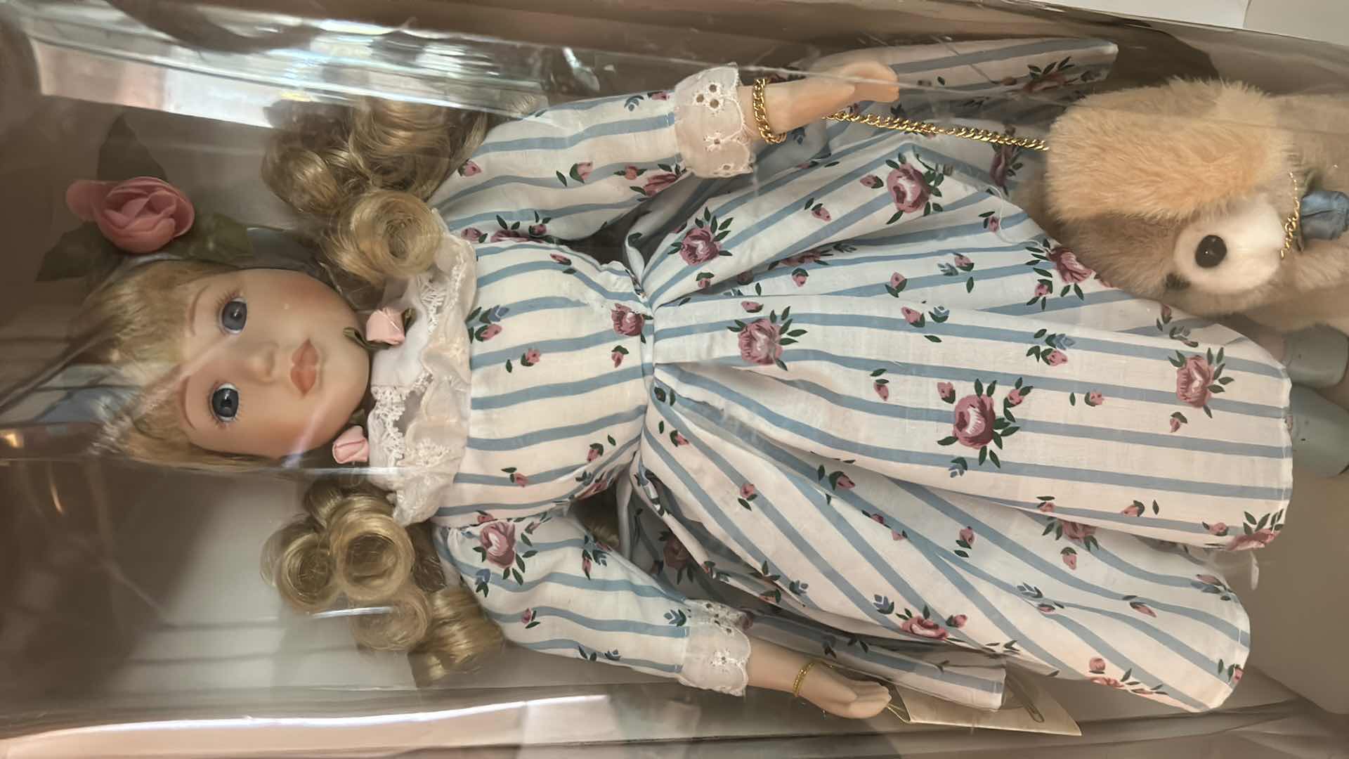 Photo 1 of 2 NIB DOLLS - COLLECTIBLE MEMORIES" HAND-CRAFTED PORCELAIN DOLL & TIMELESS TREASURES" HEIRLOOM COLLECTOR DOLL $70