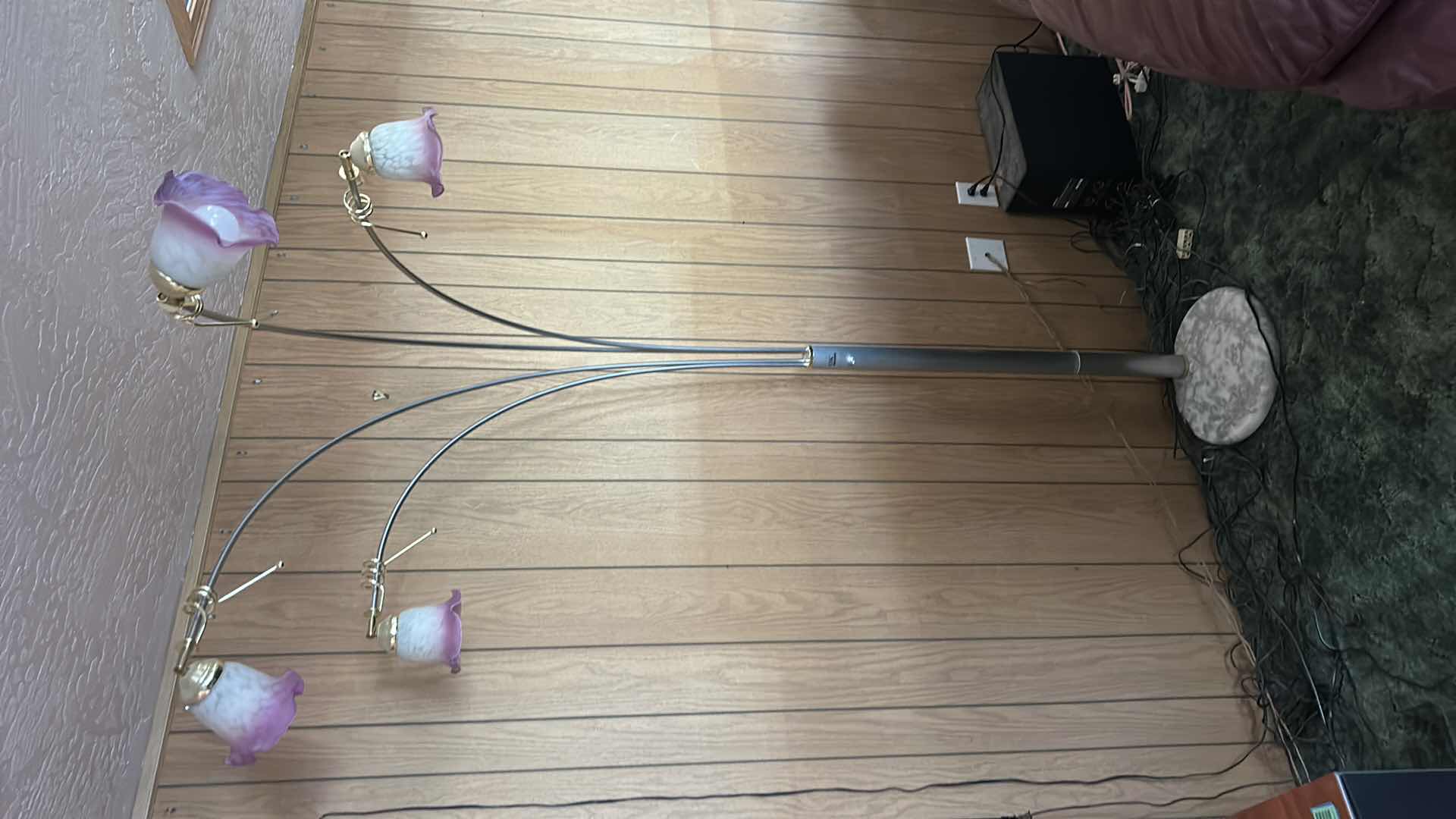View 2 of 7’ OK LIGHTING MID-CENTURY, MODERN VINTAGE MULTI ARM, ARCHED FLOOR LAMP H